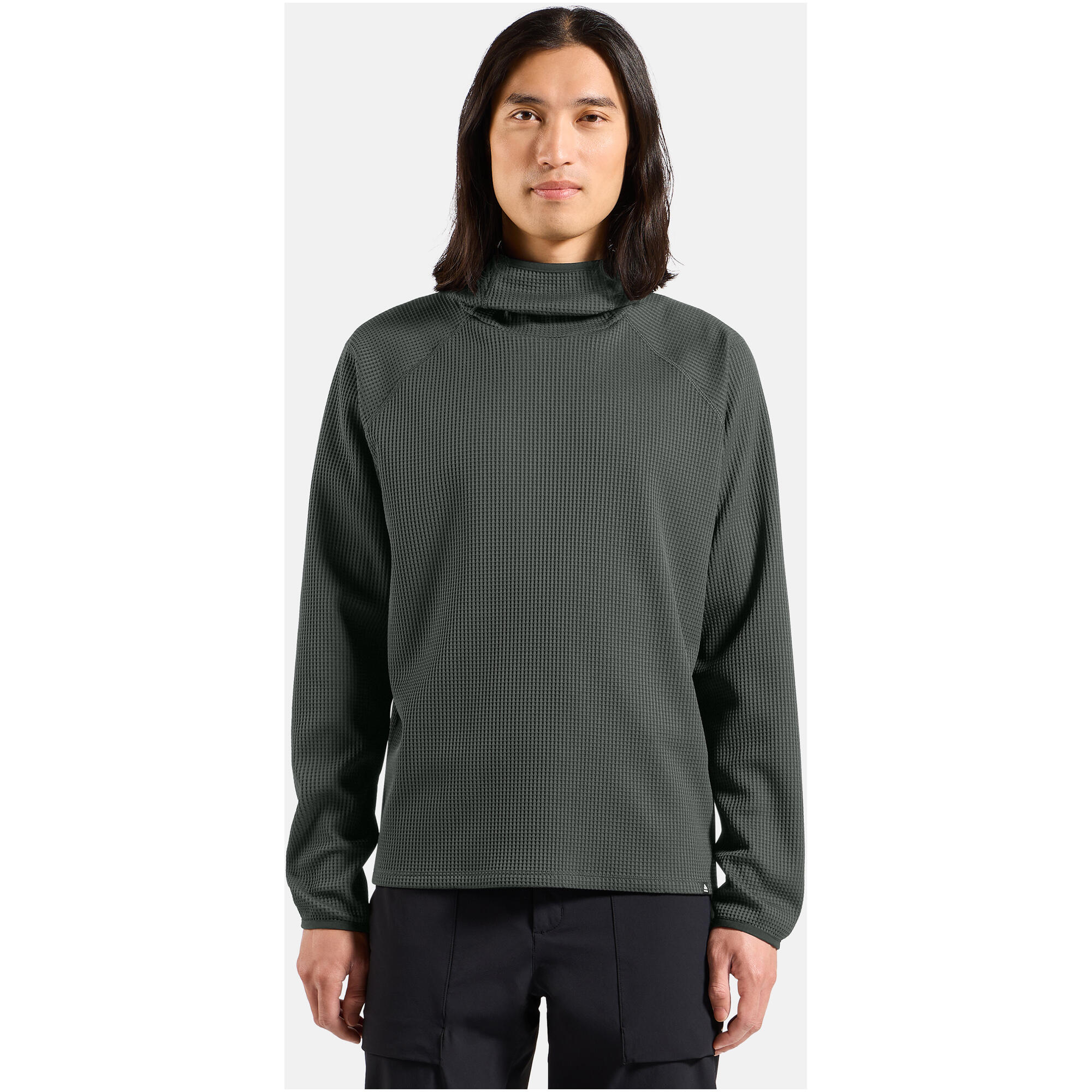 Bluza z kapturem Odlo Mid layer hoody CUBIC