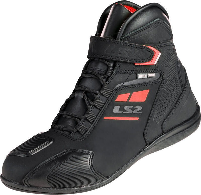 Buty Ls2 Garra Męskie WP Czarno-Czerwone 42