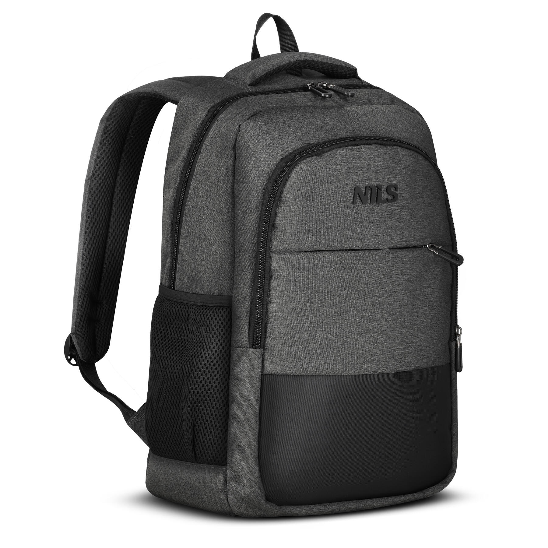 Plecak miejski na laptop NILS NC4503 18 l z portami USB i USB-C
