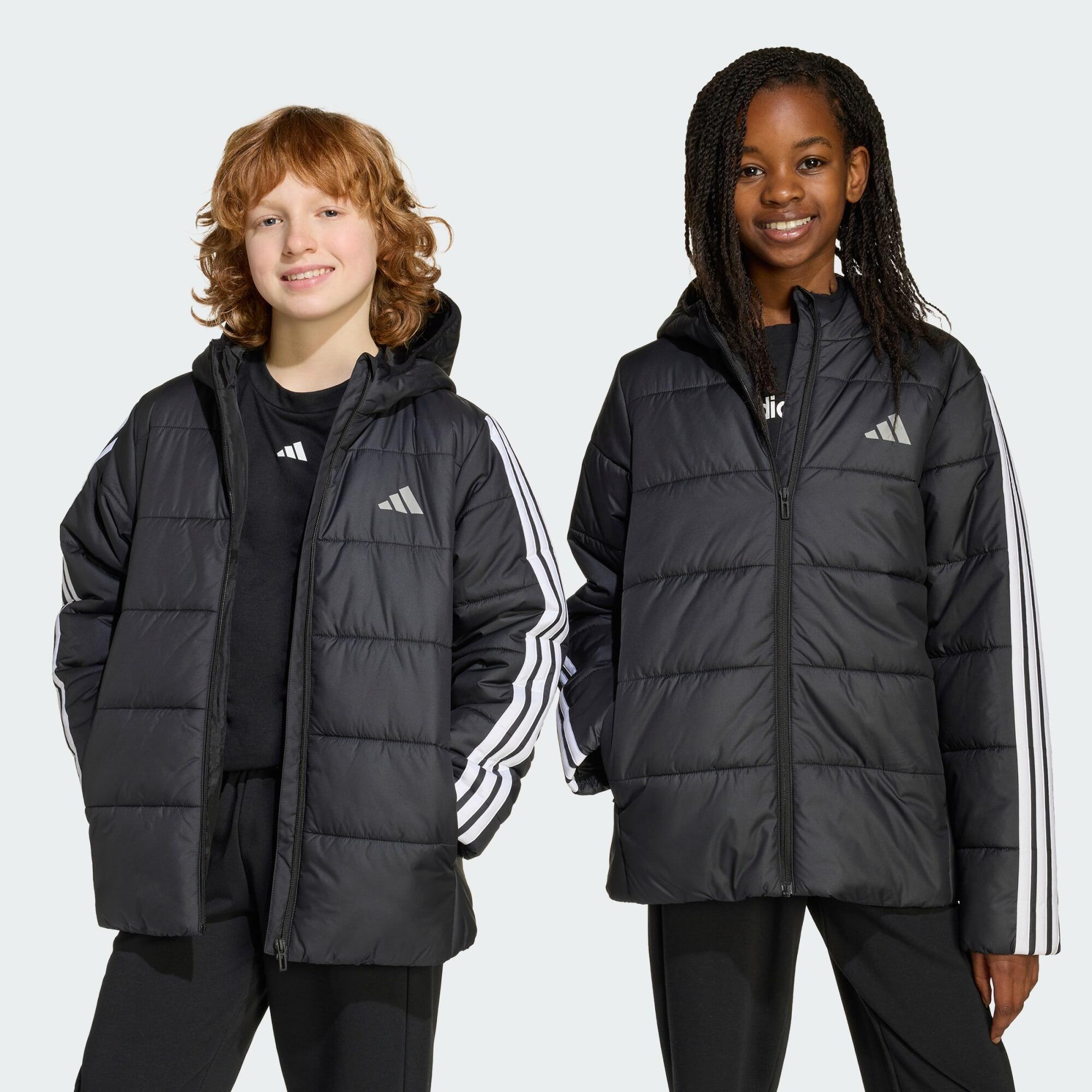 Ocieplana kurtka dla dzieci Essentials 3-Stripes