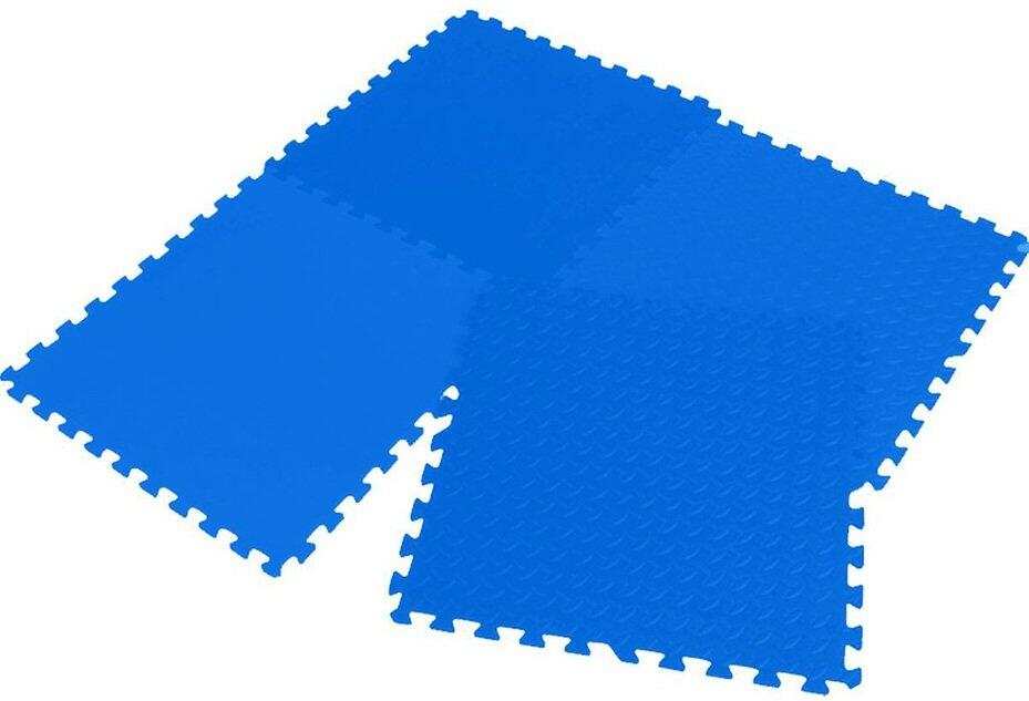 Mata puzzle piankowe Eva 60x60x1,2 cm 4 sztuki Enero niebieska 1005485