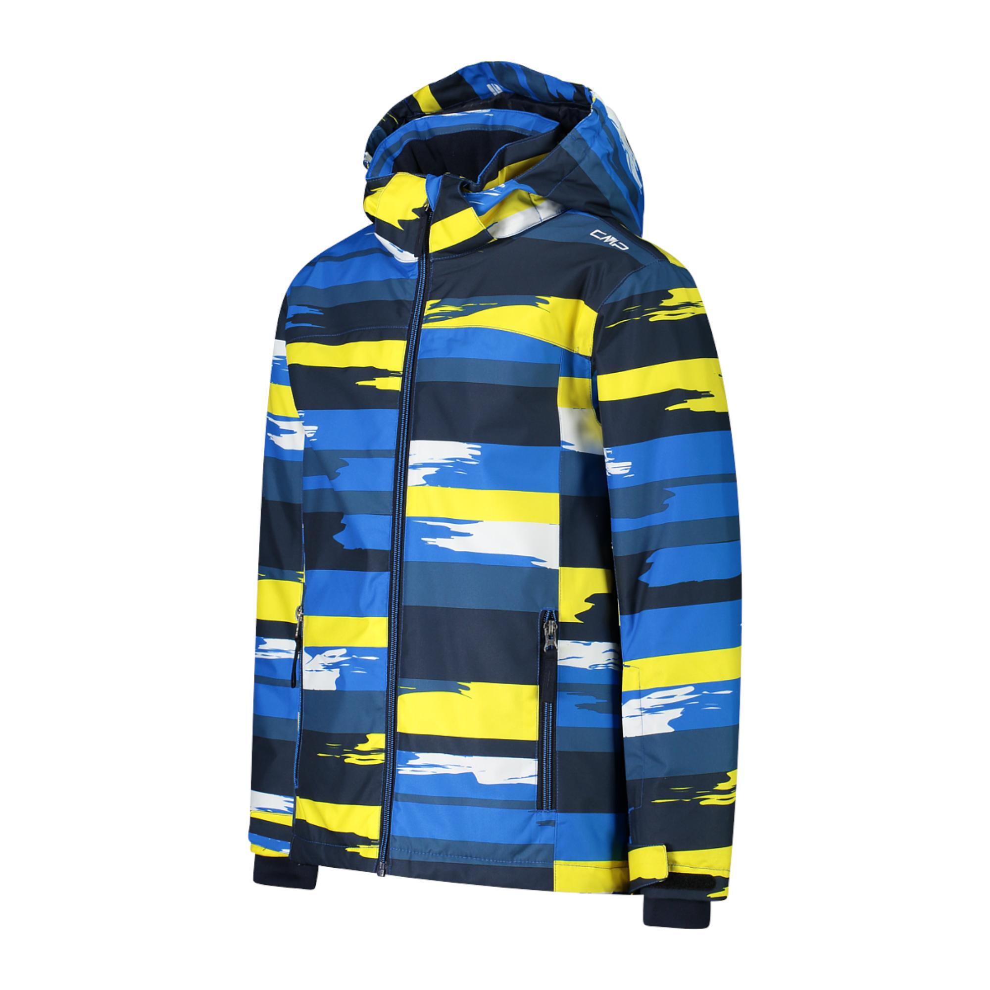 Kurtka narciarska dla dzieci CMP Blue Yellow 39W1924/04ZU