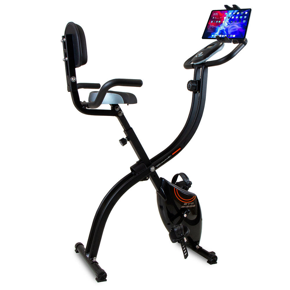 Rower z oparciem BH Fitness EVO B1500 , uchwyt na tablet, regulacja oporu