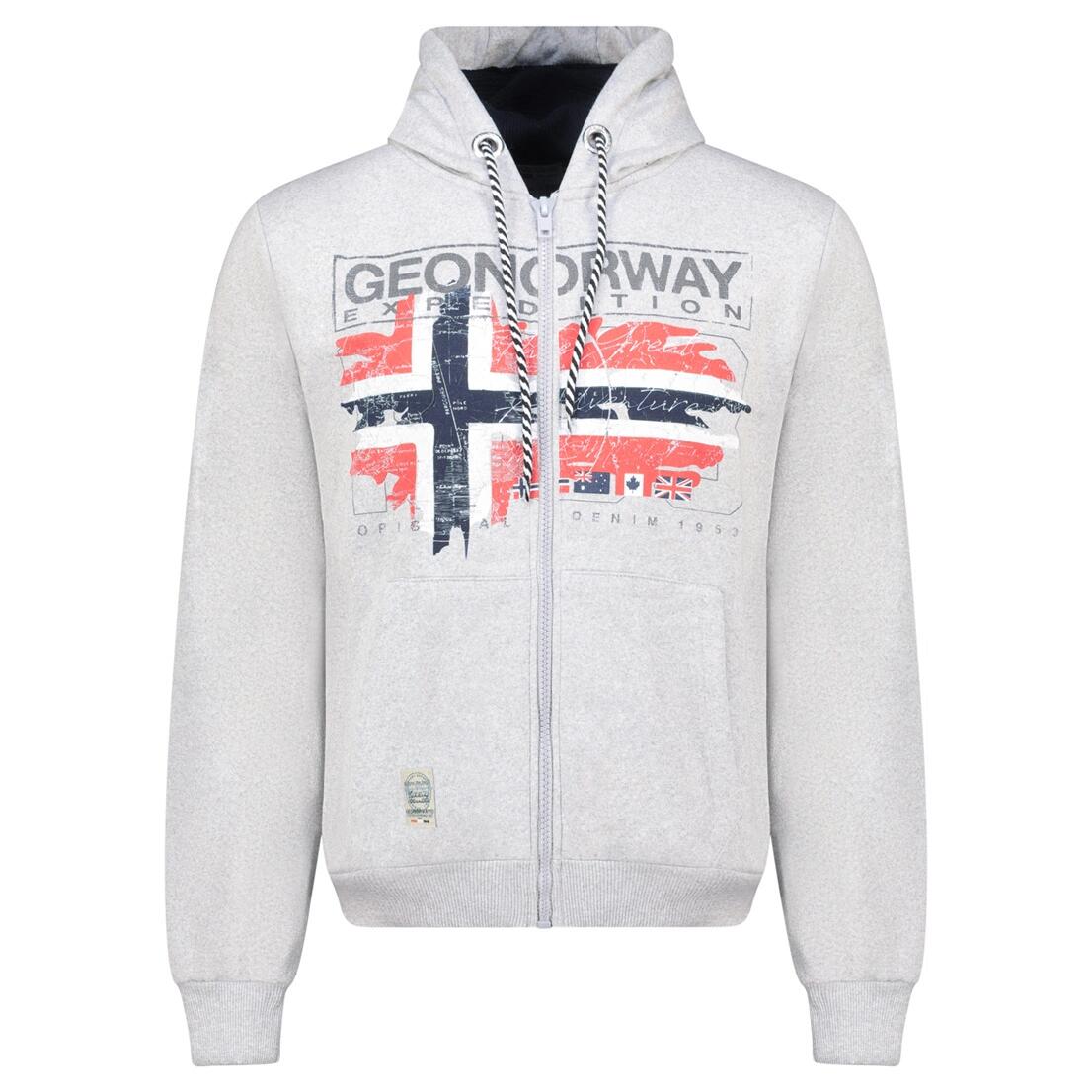 Bluza Geographical Norway GRUSTY BLENDED GREY DB MEN 100 mieszana szarość męska