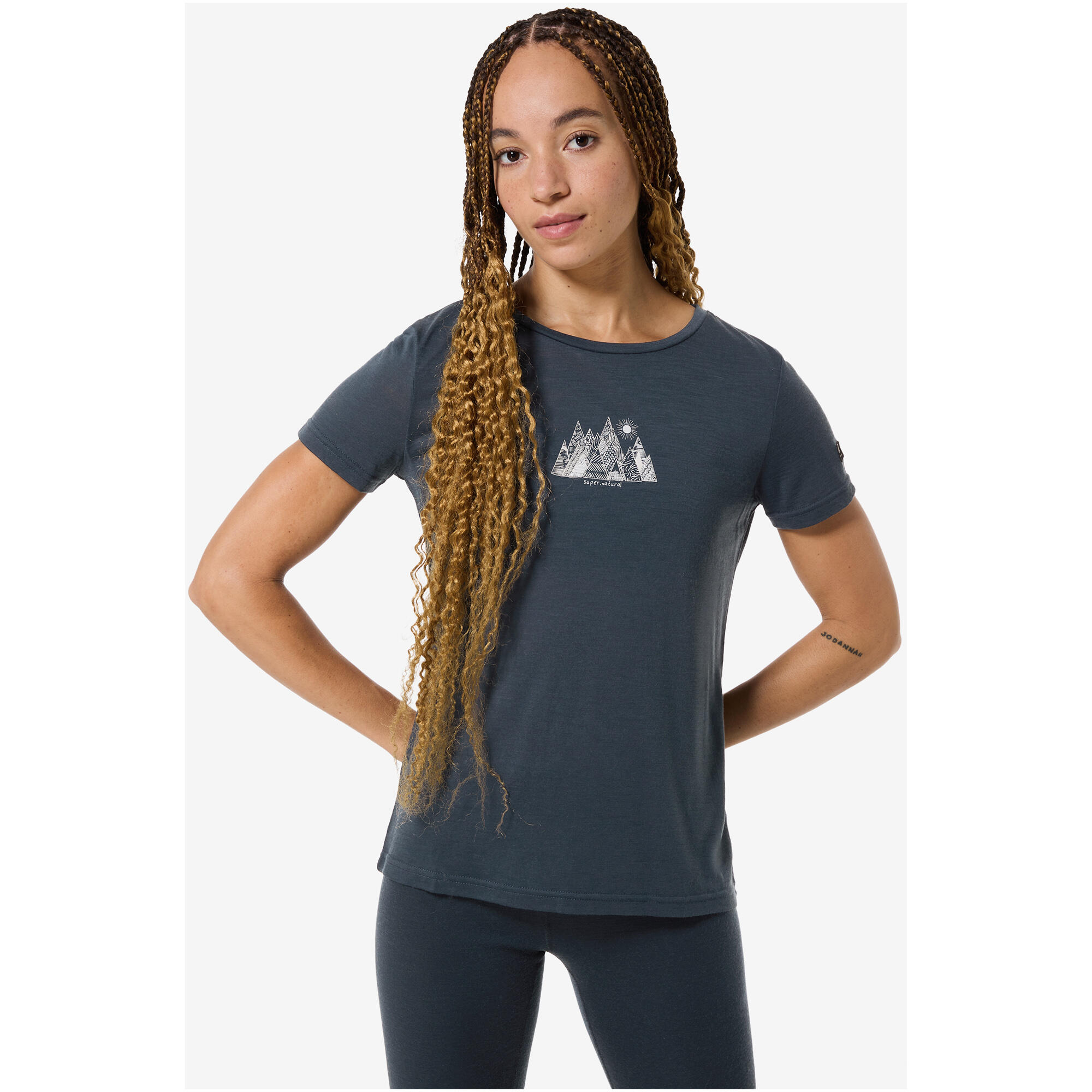 Koszulka SUPER.NATURAL W TOP MOUNTAIN ART TEE