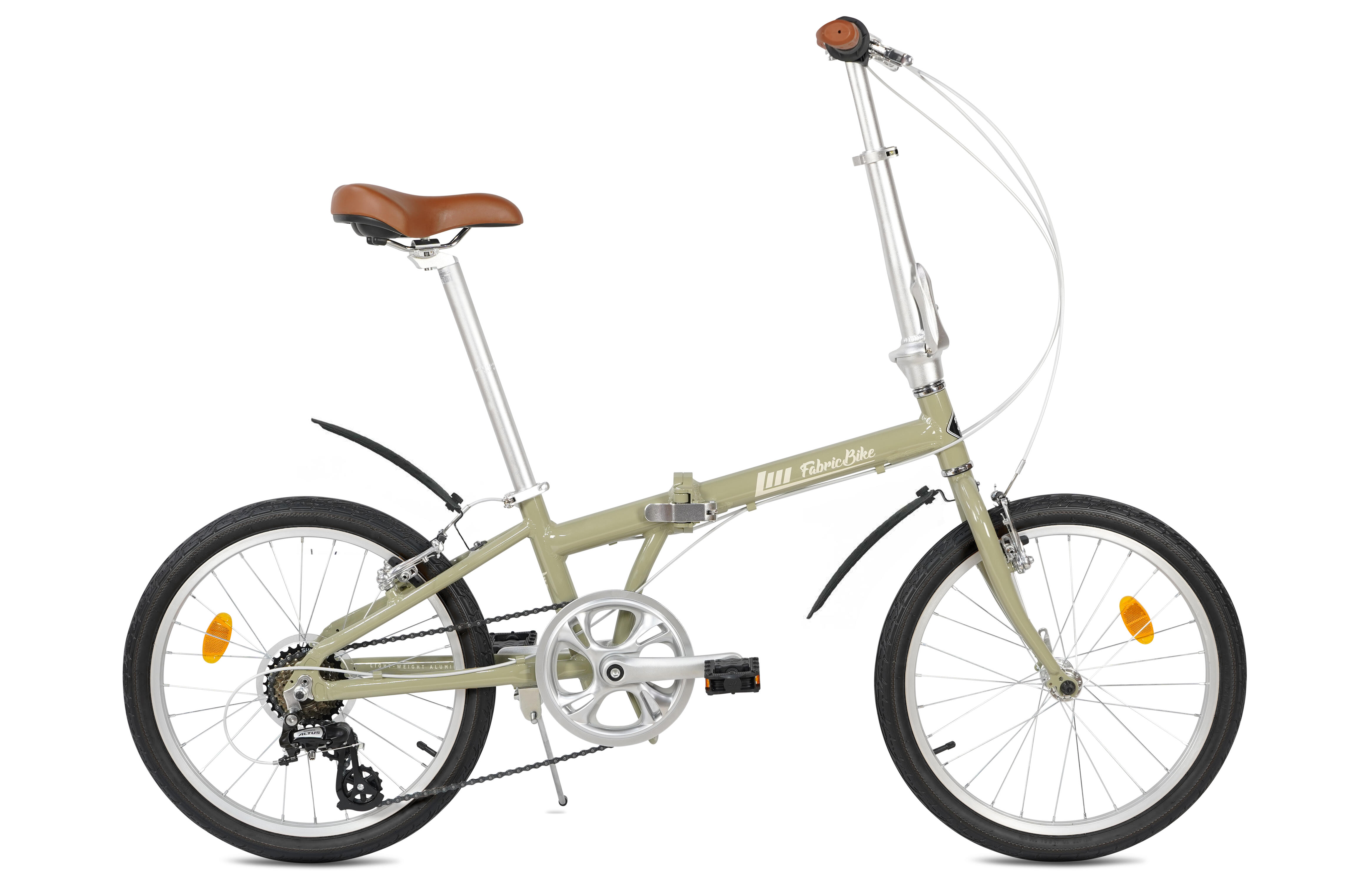 Folding - 7-biegowy aluminiowy rower składany 20 Beige