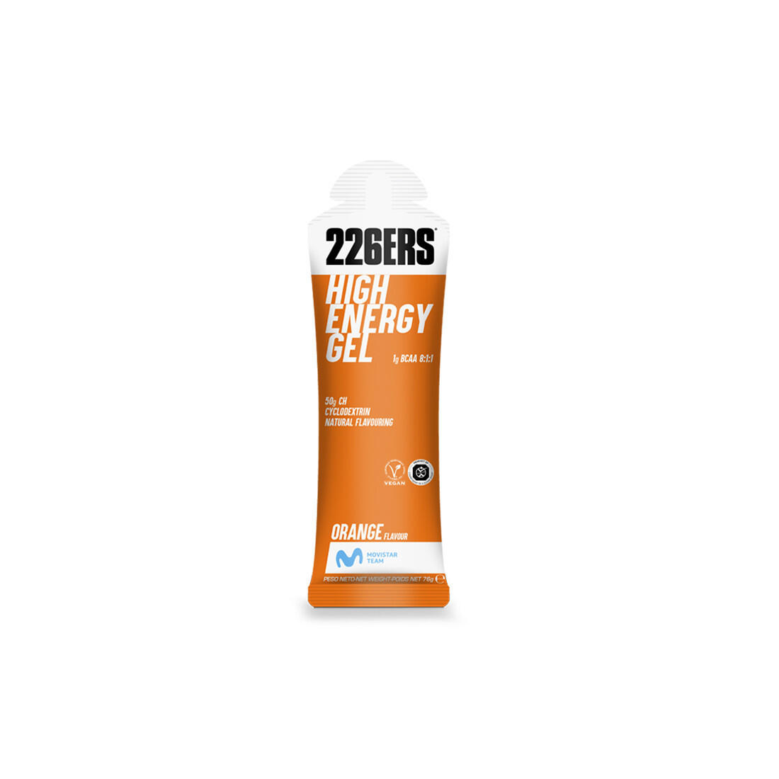 Żel energetyczny 226ers BCAA wysoka energia 76g pomarańcza