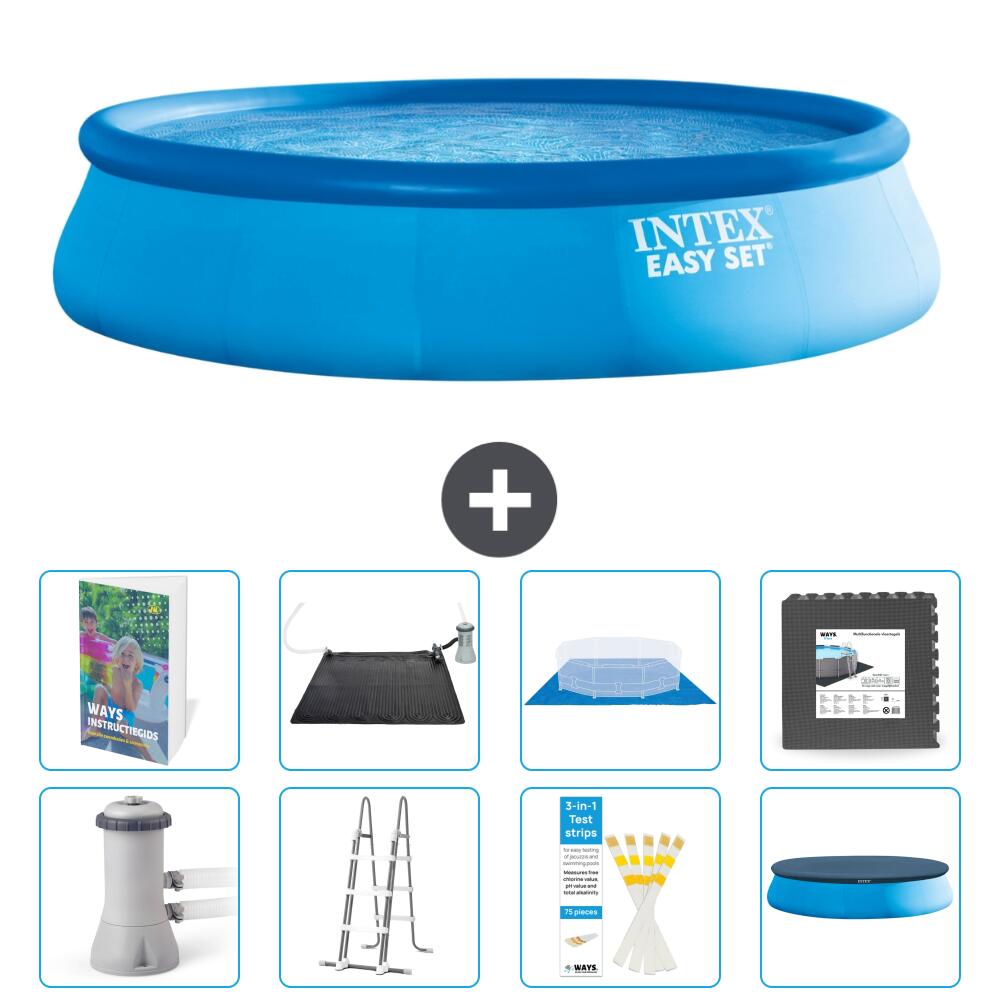 INTEX Basen Easy Set Okrągły - 457x107 cm - 9-częściowy S543