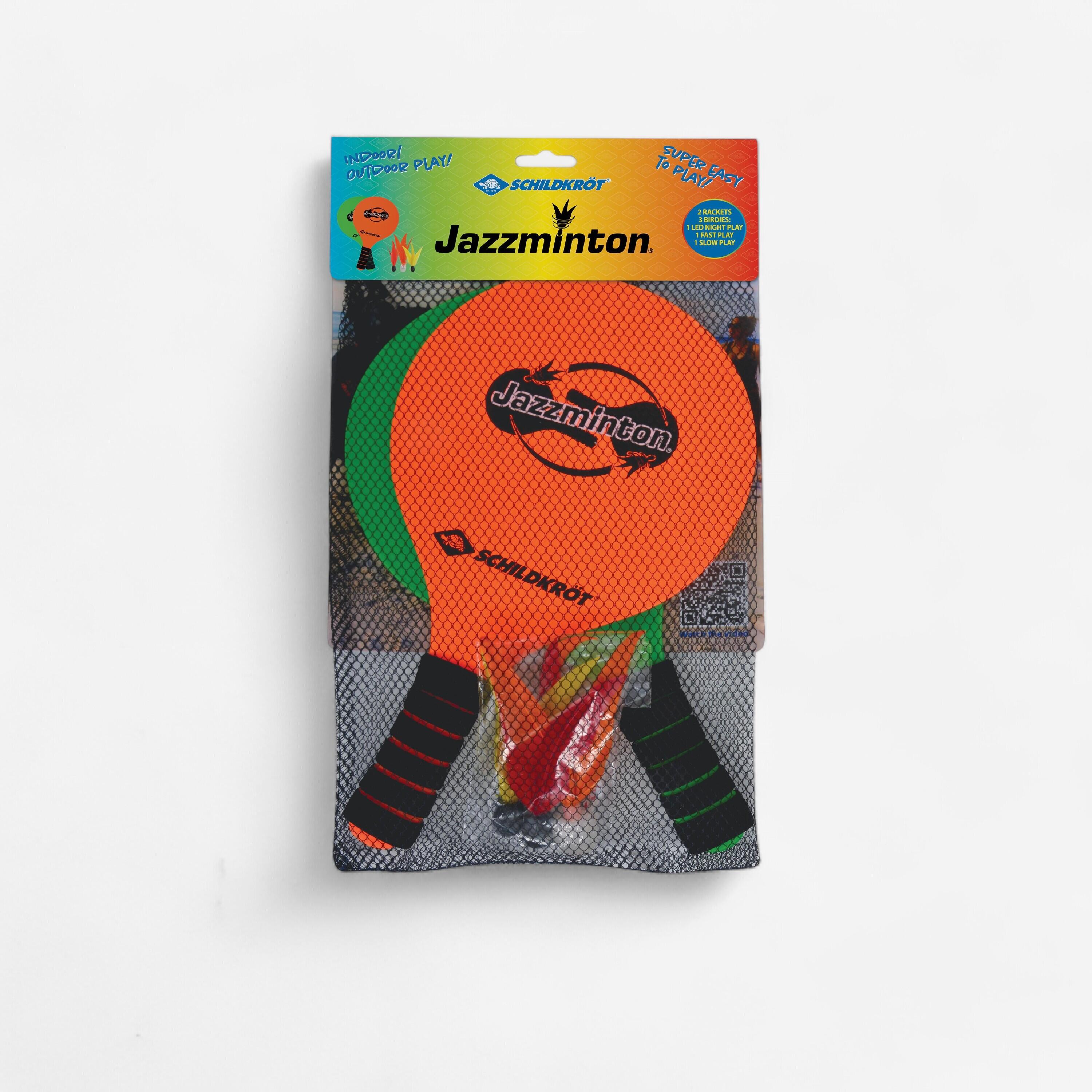 Zestaw Jazzminton V2 dwie rakietki i lotki