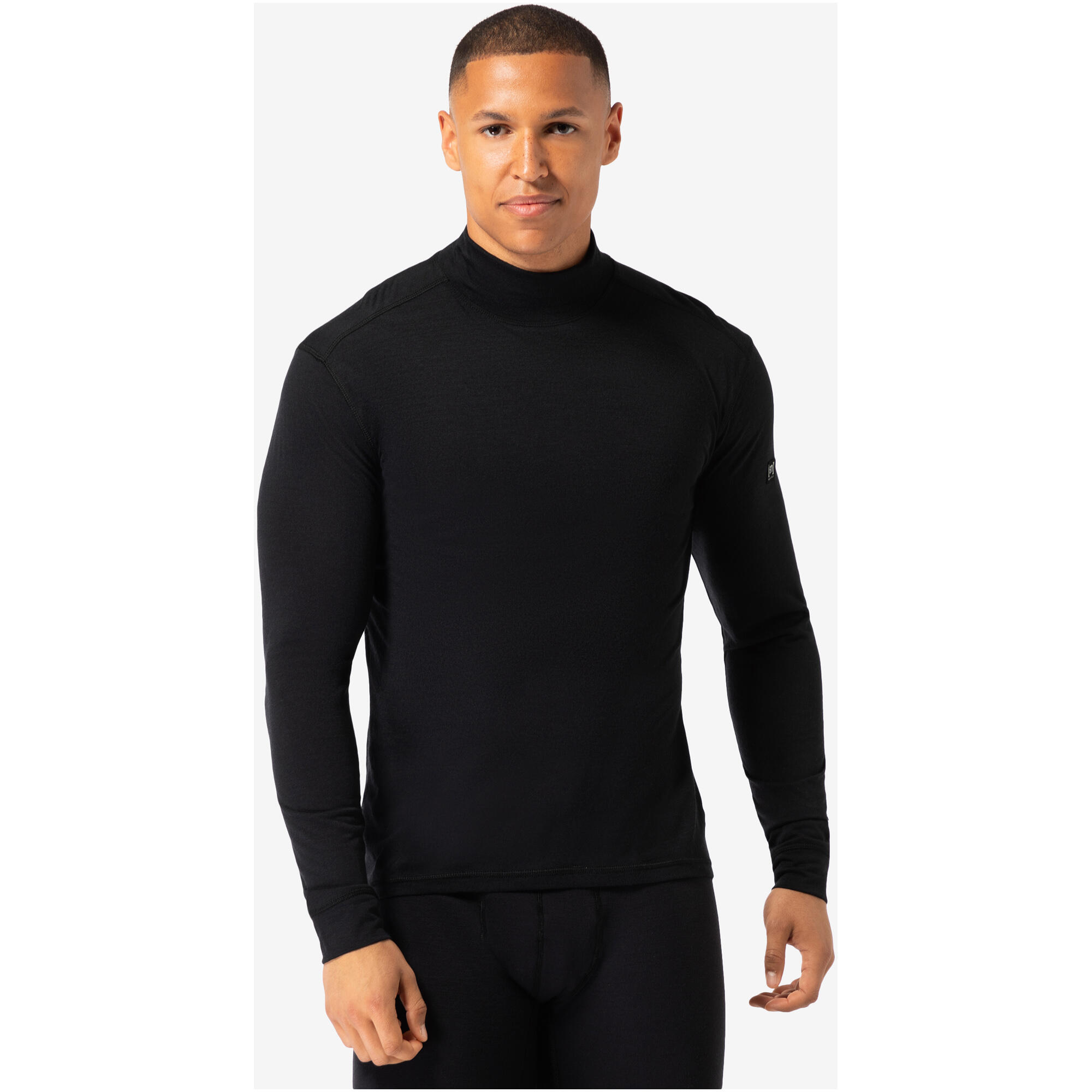 Koszulka termoaktywna z długim rękawem i półgolfem męska