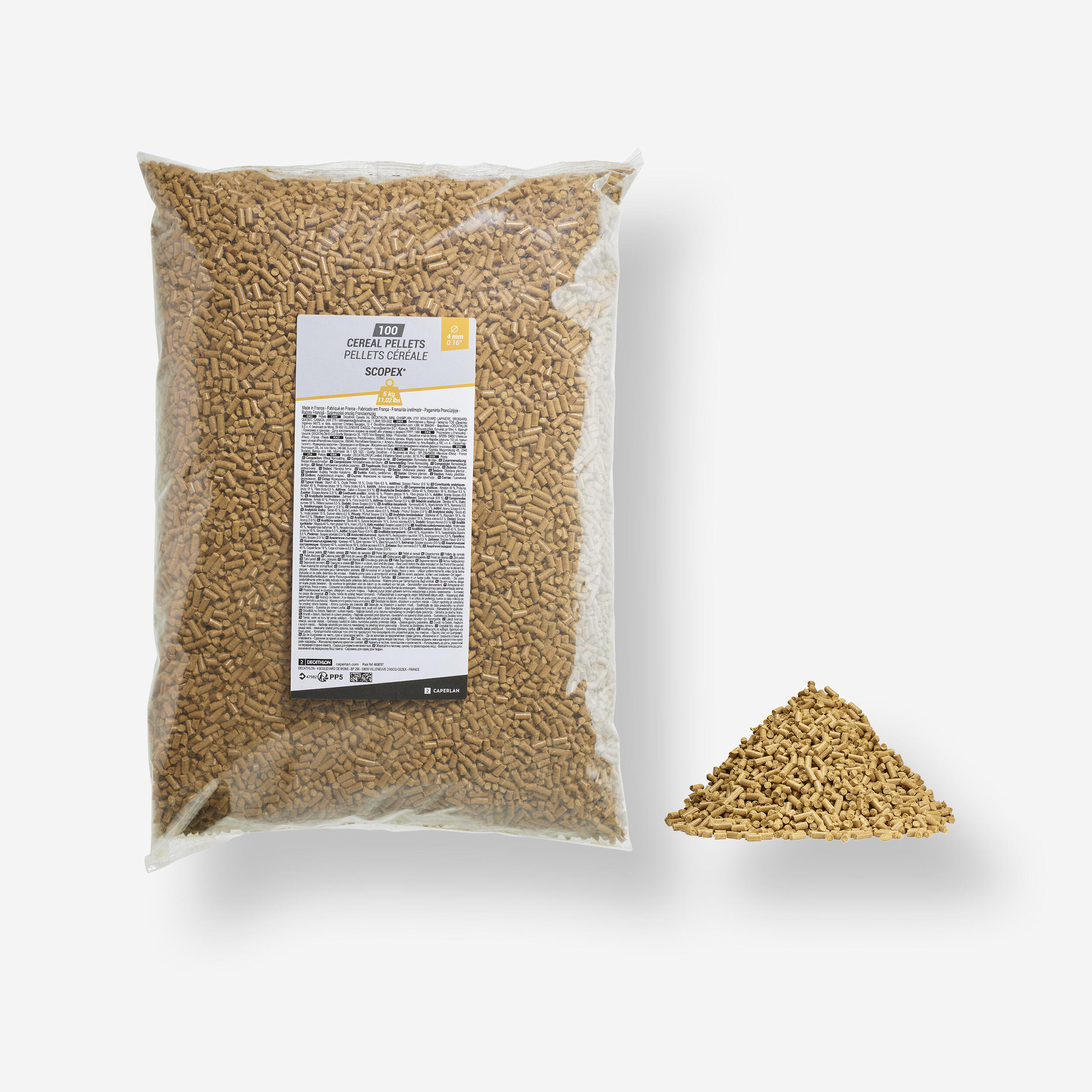 Pellet Caperlan 100 scopex 4 mm 5 kg