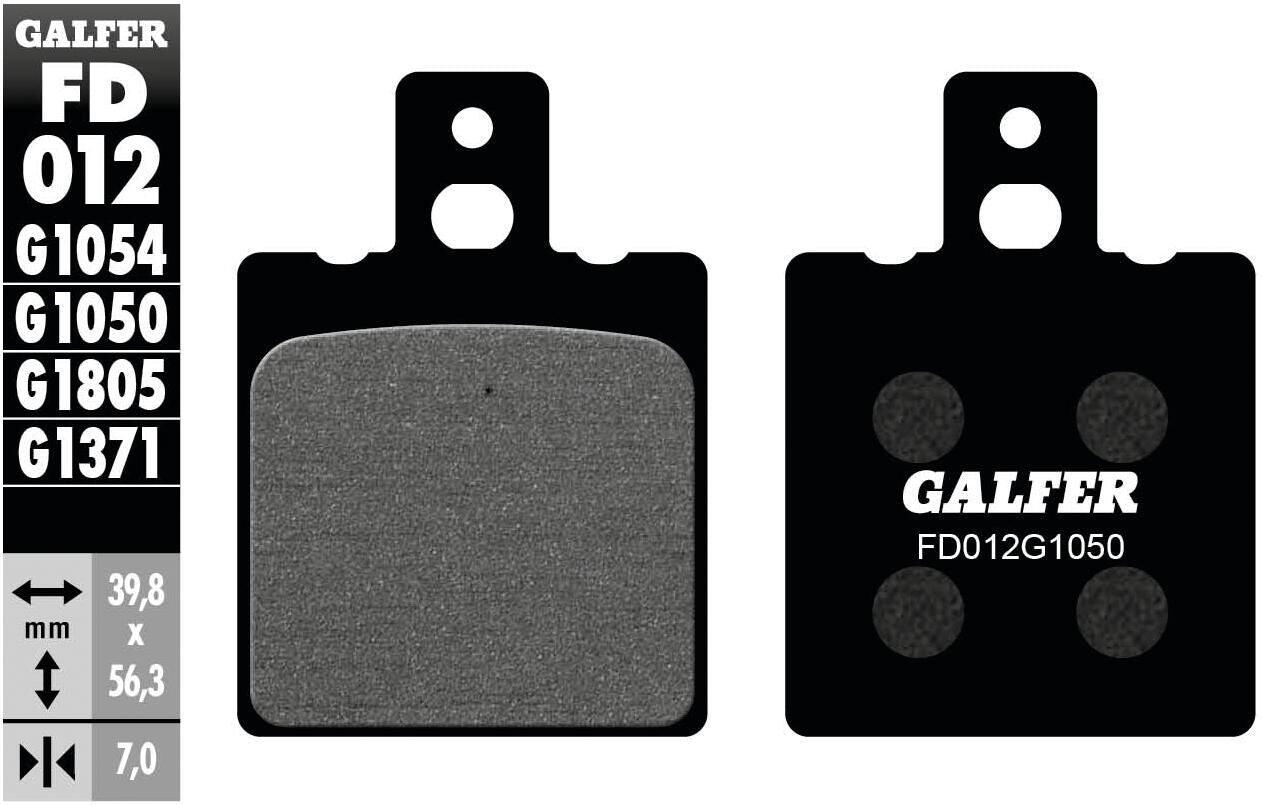Klocki hamulcowe GALFER FD012 organic G1050
