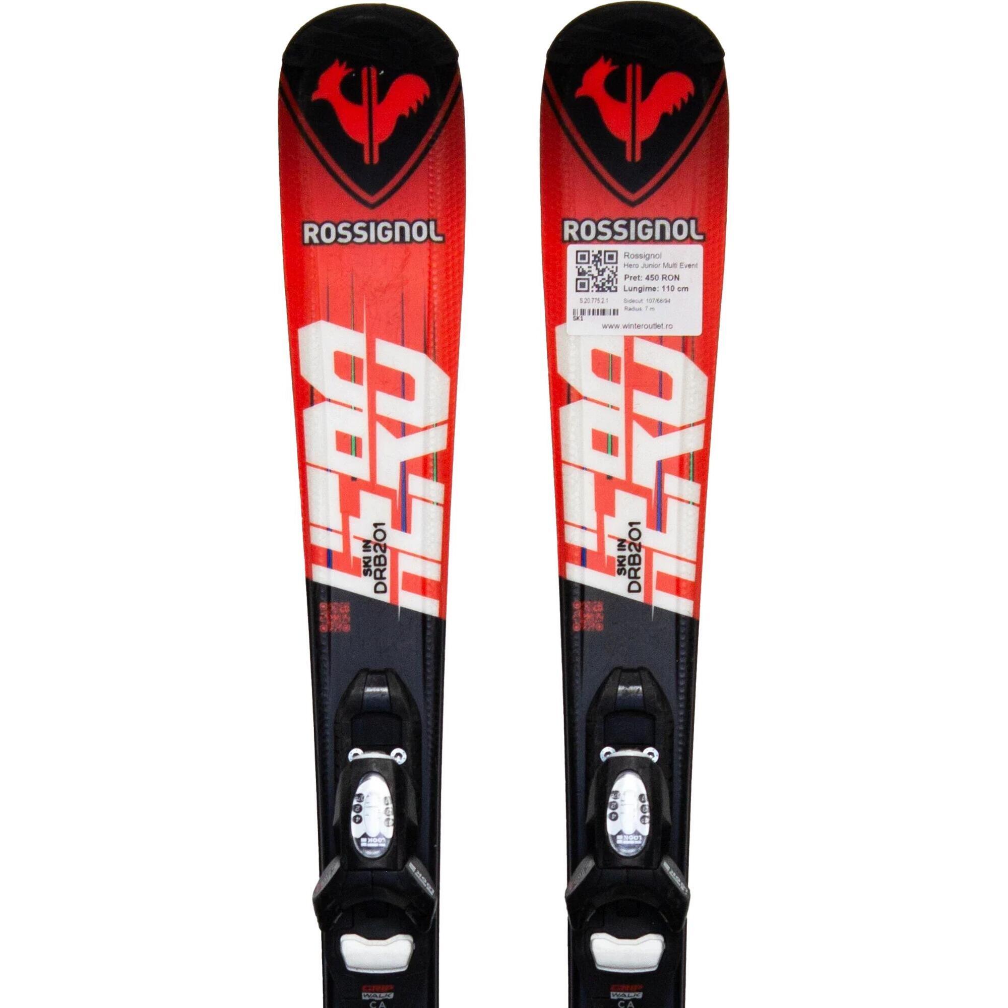 Second Life- Narty ROSSIGNOL Hero Junior Multi Event  100 cm - Stan bardzo dobry