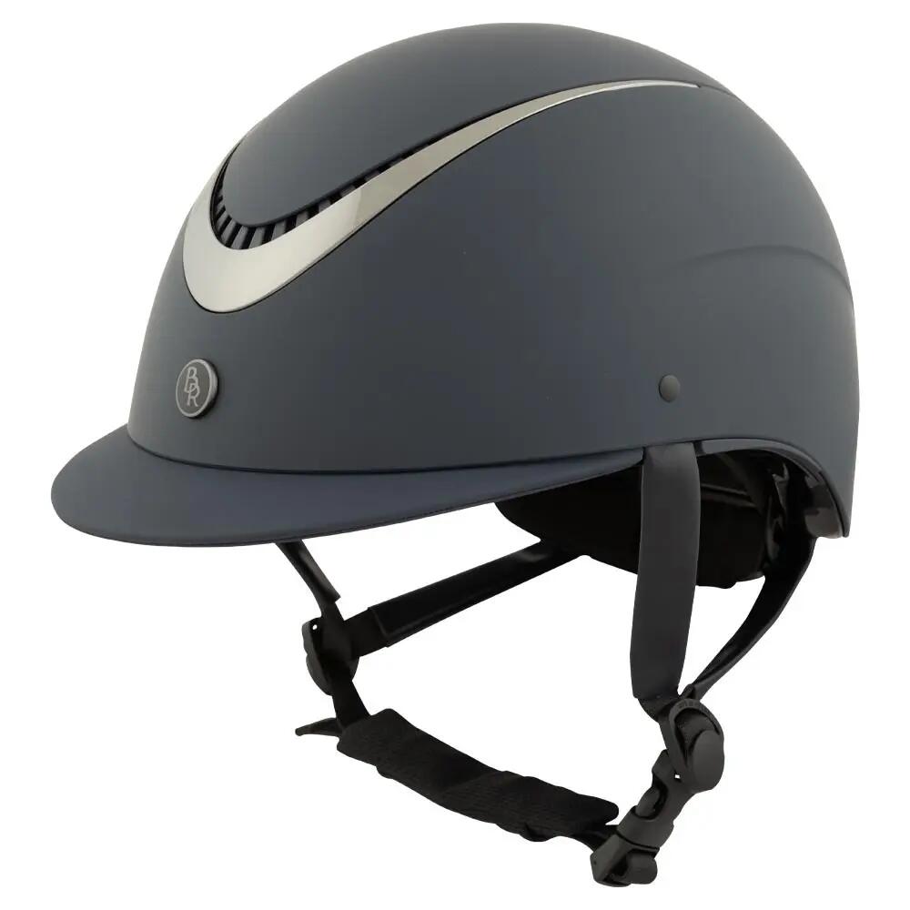 Standardowy kask jeździecki z daszkiem BR Equitation Thêta Painted