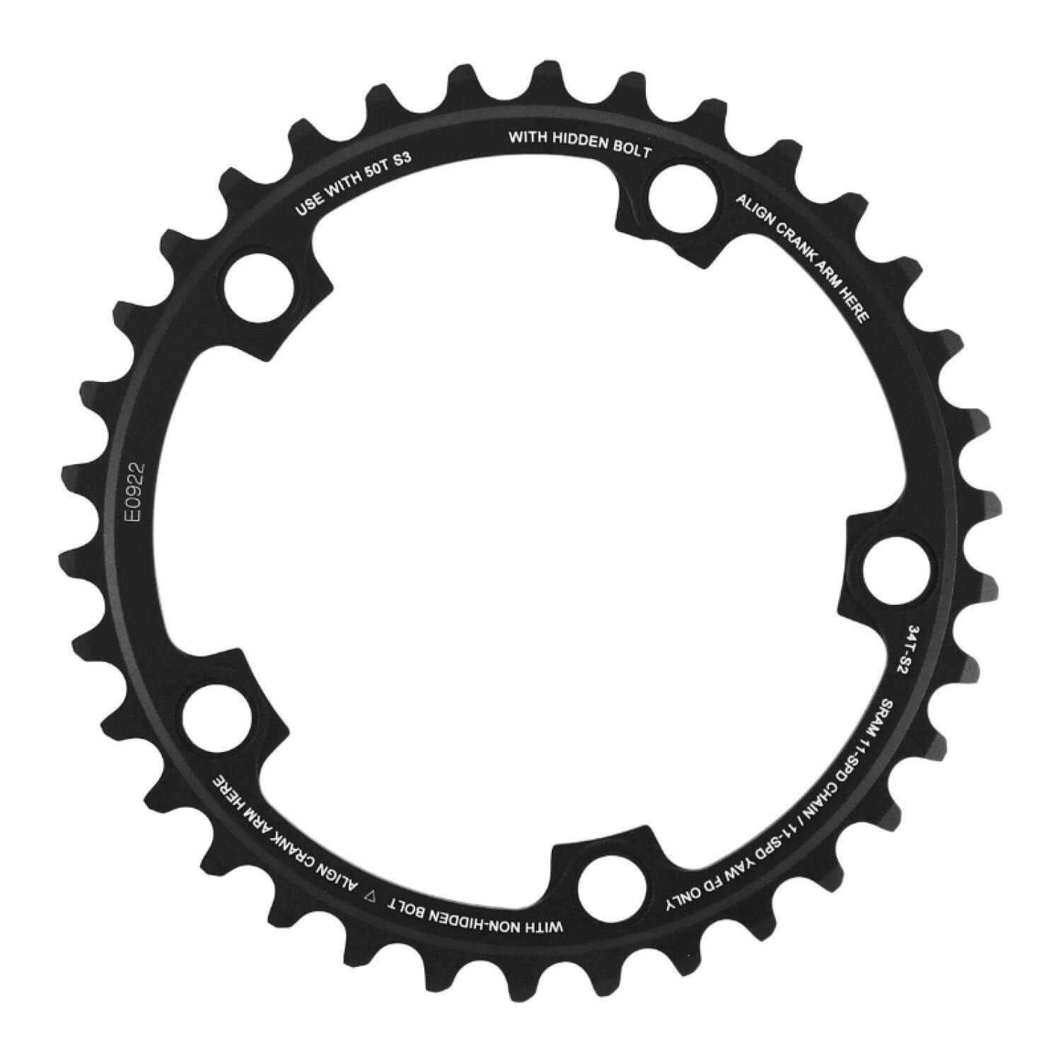 Taca Sram RED22/Force22/RIVAL22 X-GLIDE YAW 110 BCD Offset 11 v 34 T