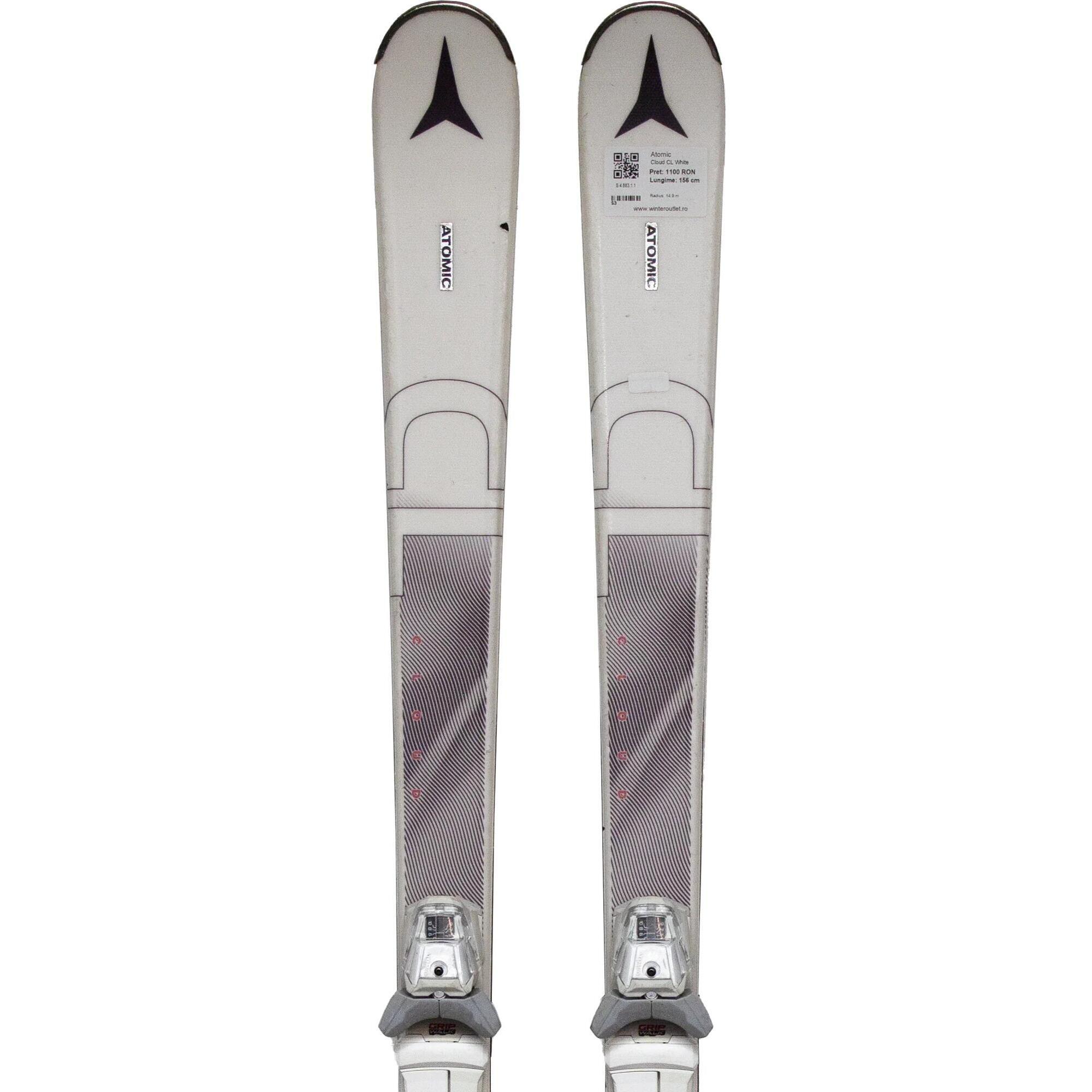 Second Life- Narty ATOMIC Cloud CL White  156 cm- Stan bardzo dobry