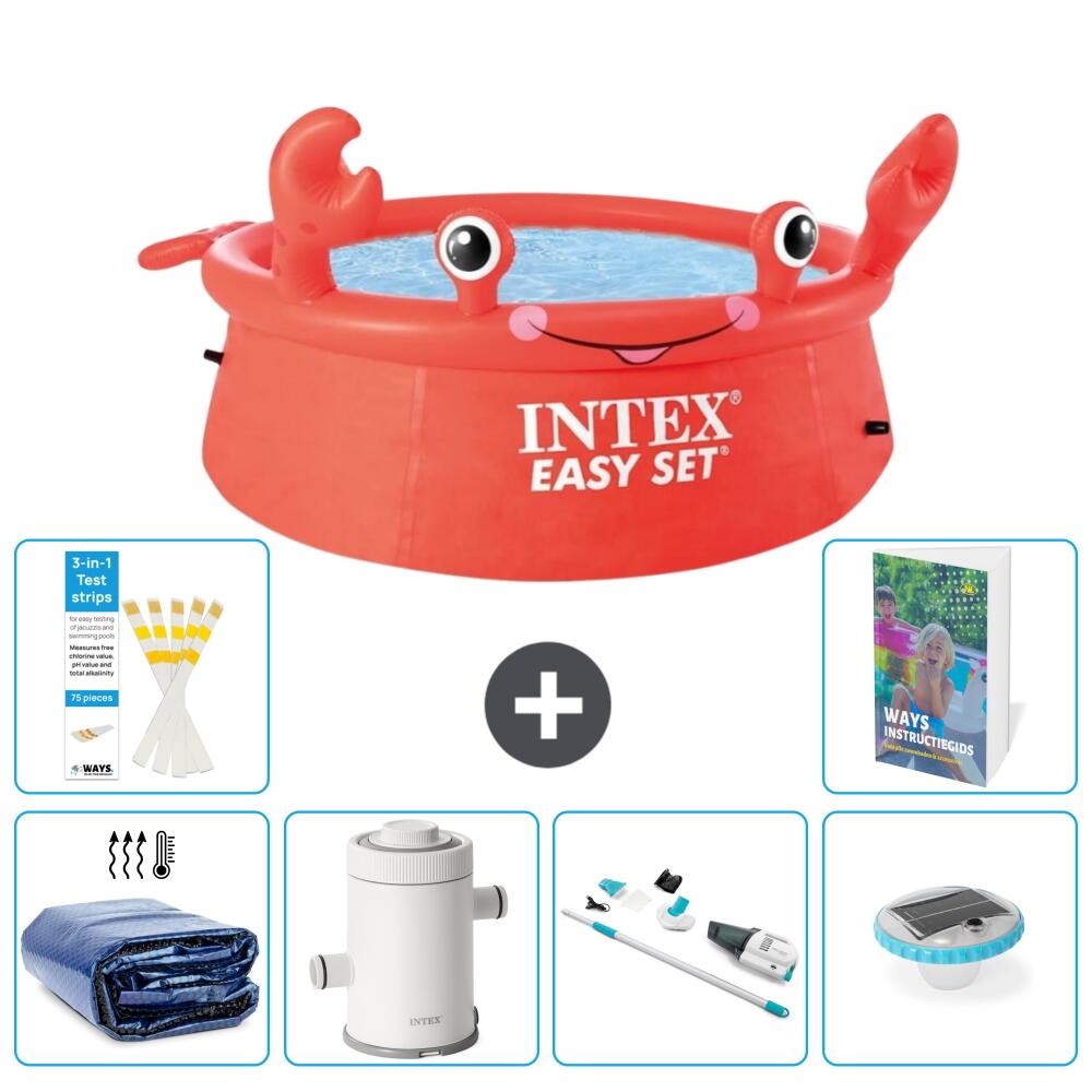 INTEX Basen Easy Set Okrągły - Krab - 183x51 cm - 7-częściowy S30