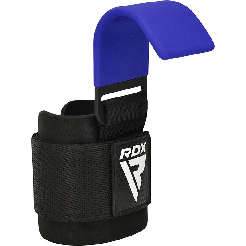 W5 Gel Lifting Hook Straps Z Chwytem Niebieskie