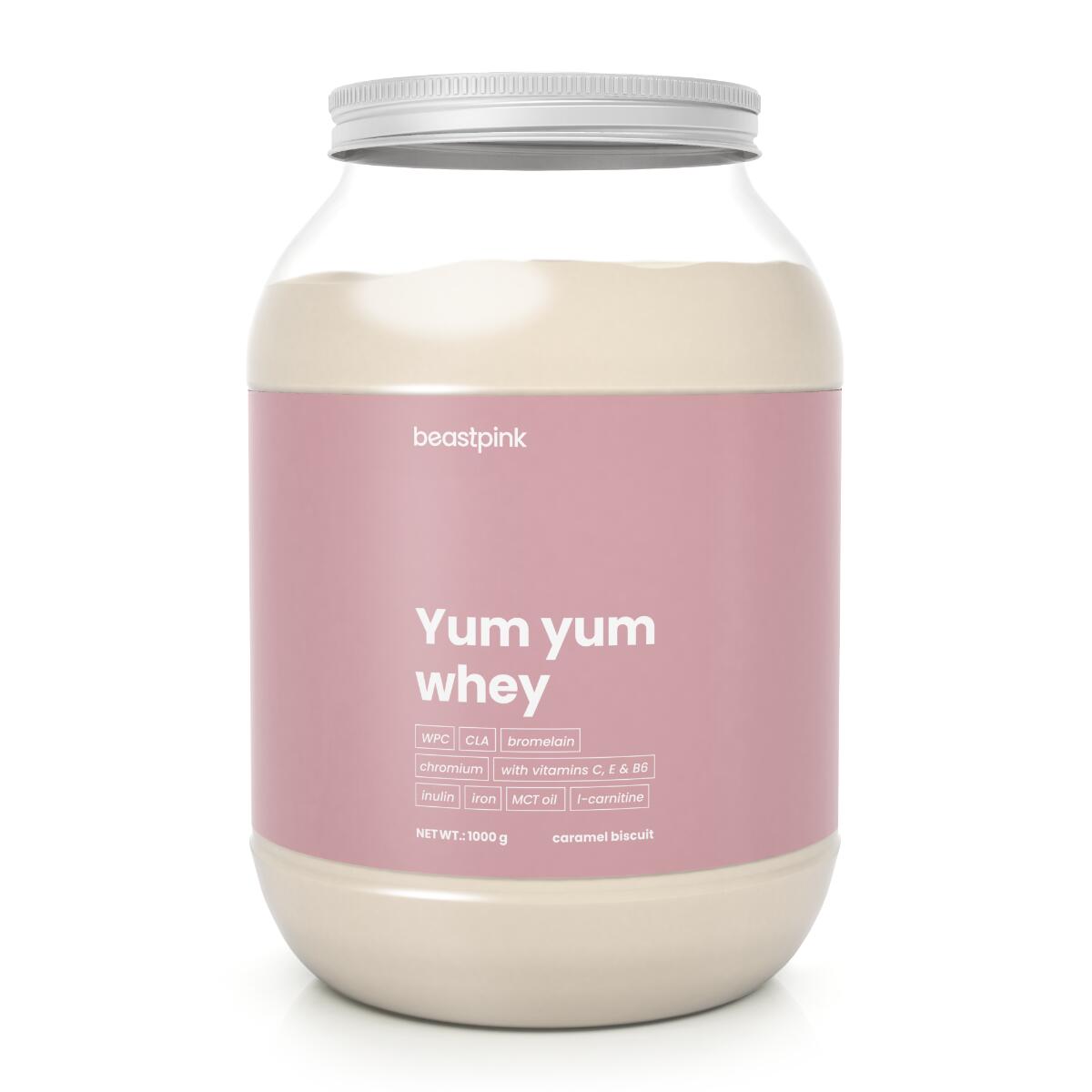 Białko serwatkowe Yum Yum Whey proszek koncentrat 1000 g