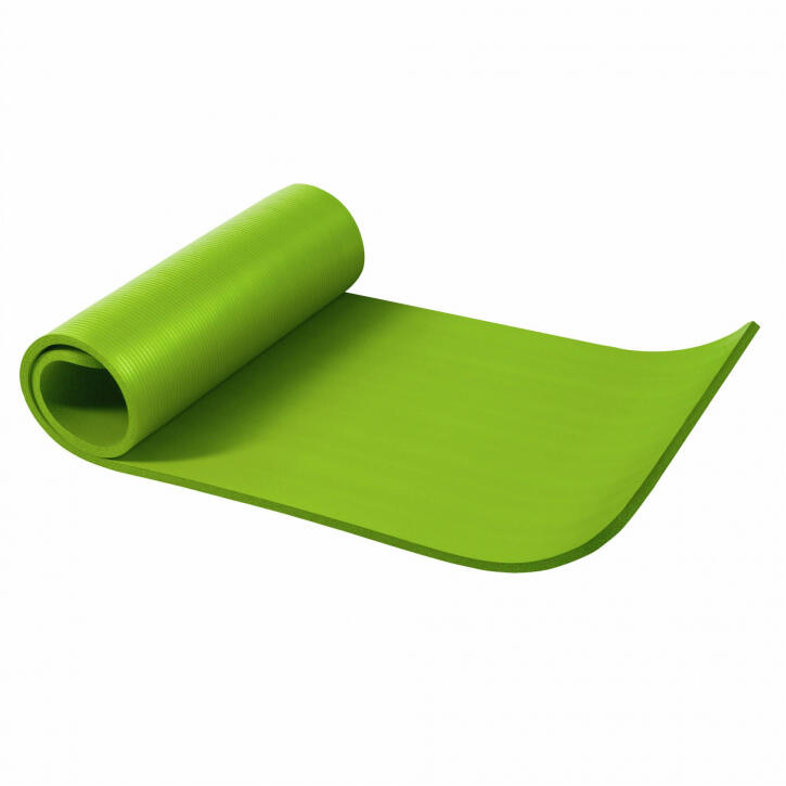 Mata do jogi Gorilla Sports limonkowa 190 x 60 x 1,5 cm