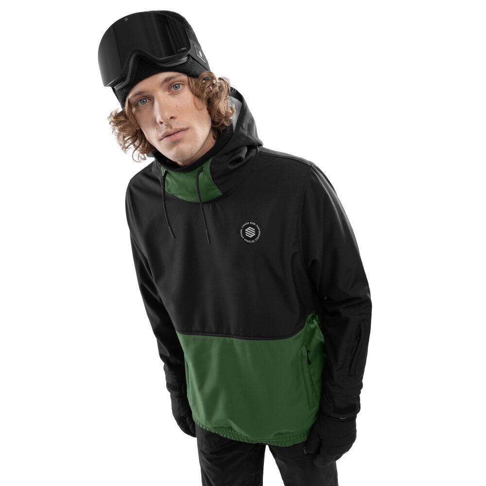 Męska kurtka snowboardowa Sporty zimowe Siroko W1 Evergreen