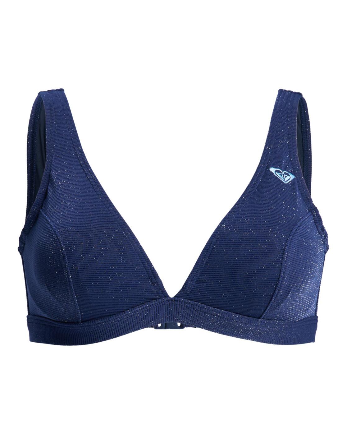 Stanik bikini dla Kobiety ROXY SHINE Niebieski