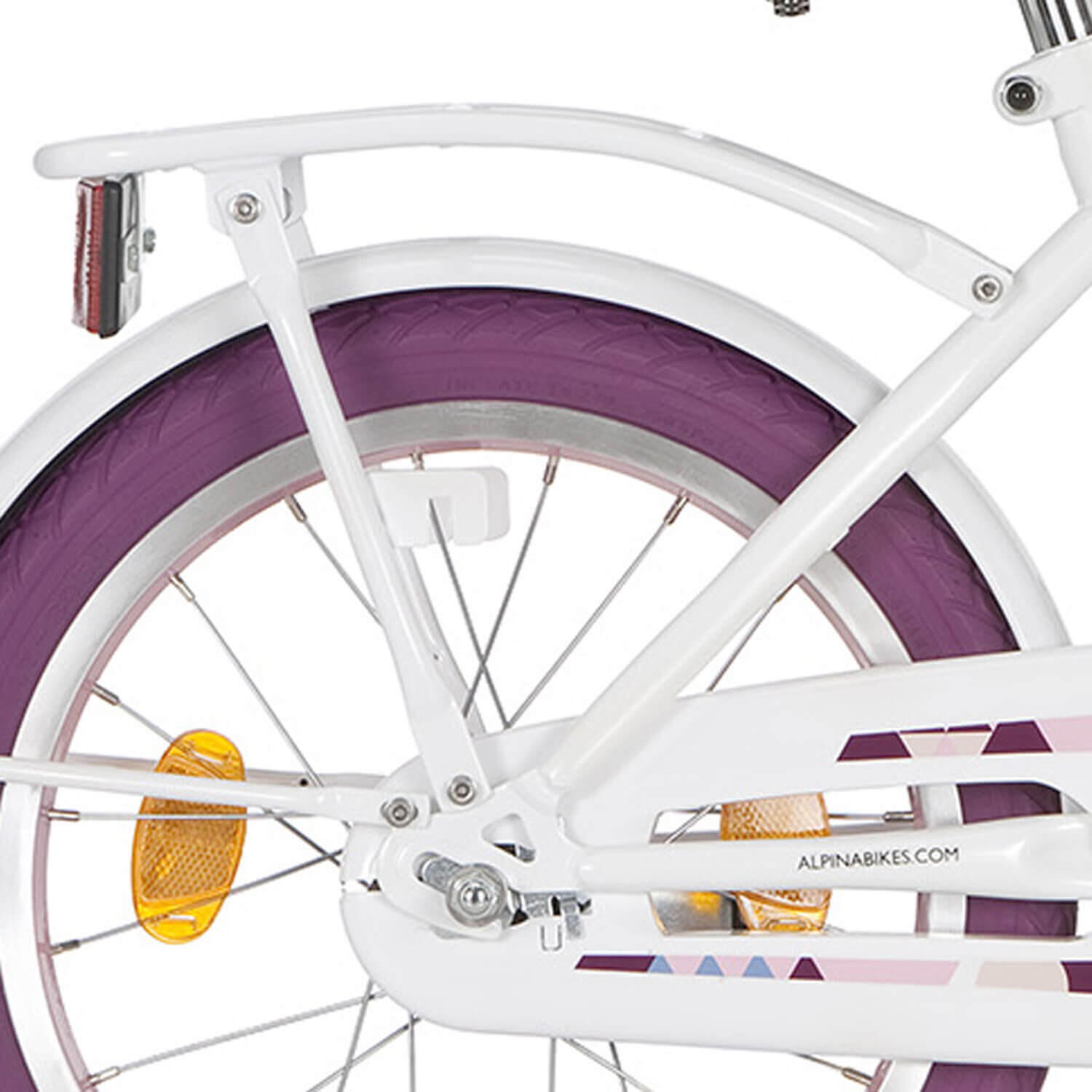 Bagażnik tylny Alpina Clubb 16 cali Traffic White (RAL9016)