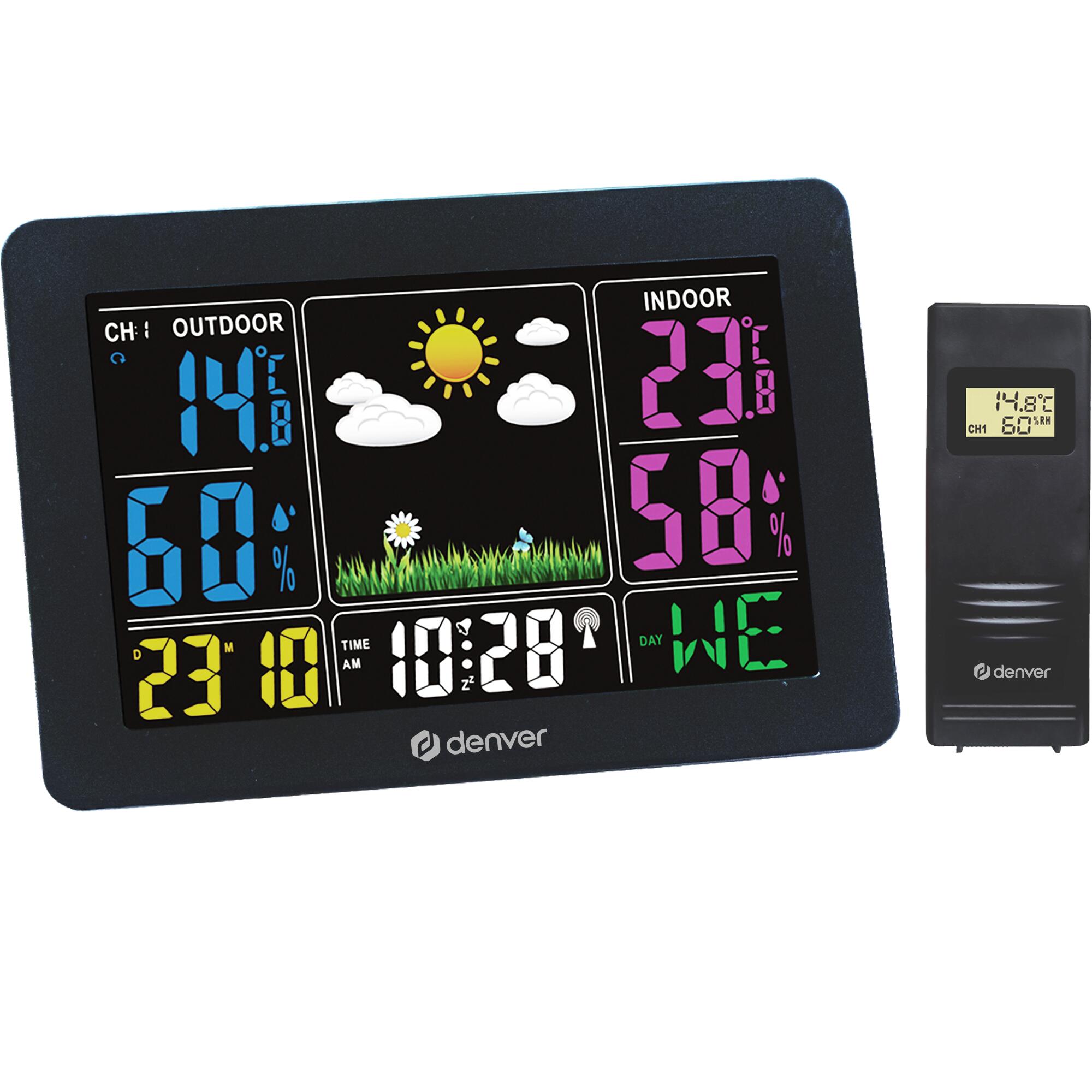 Wielofunkcyjna stacja pogodowa Denver Electronics WS540 NEGRA