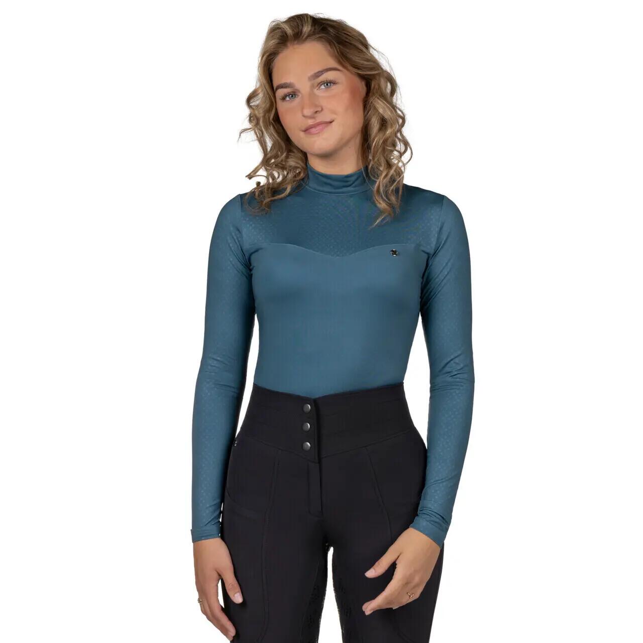 Damskie jeździeckie polo QHP Micah