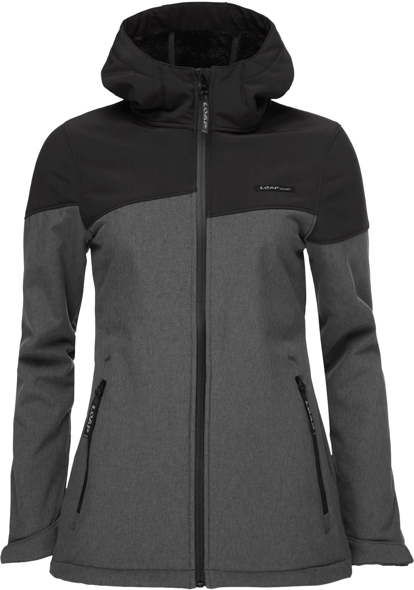 Damska kurtka softshell Loap Ludysa Ciemnoszara