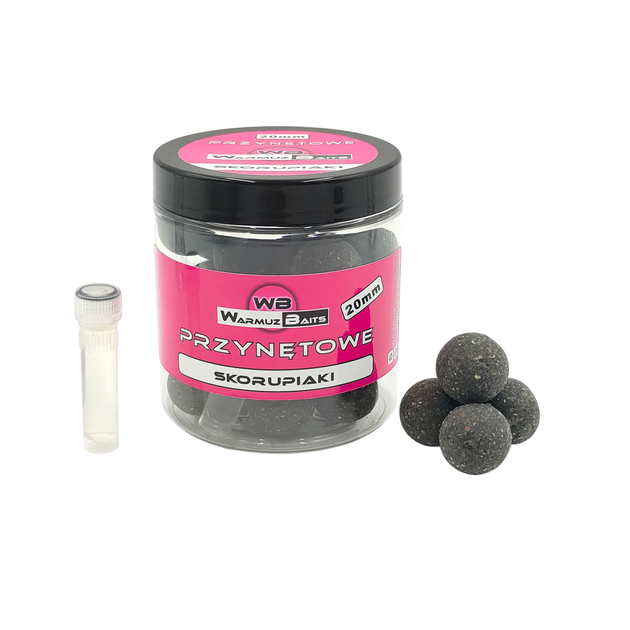 Kulki przynętowe 20mm + dopalacz Warmuz Baits 250ml SKORUPIAKI