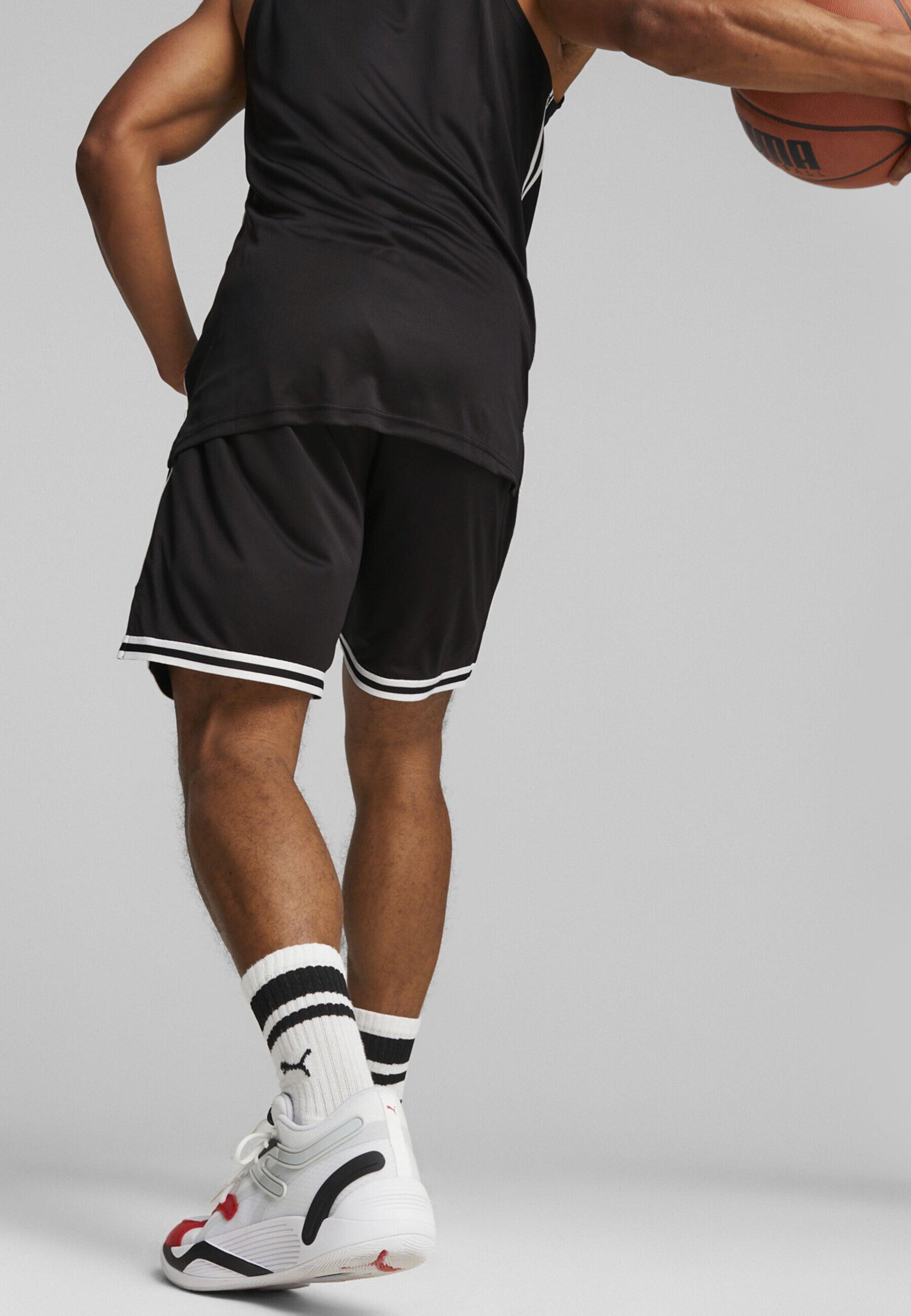 Męskie szorty do koszykówki Hoops Team PUMA Black