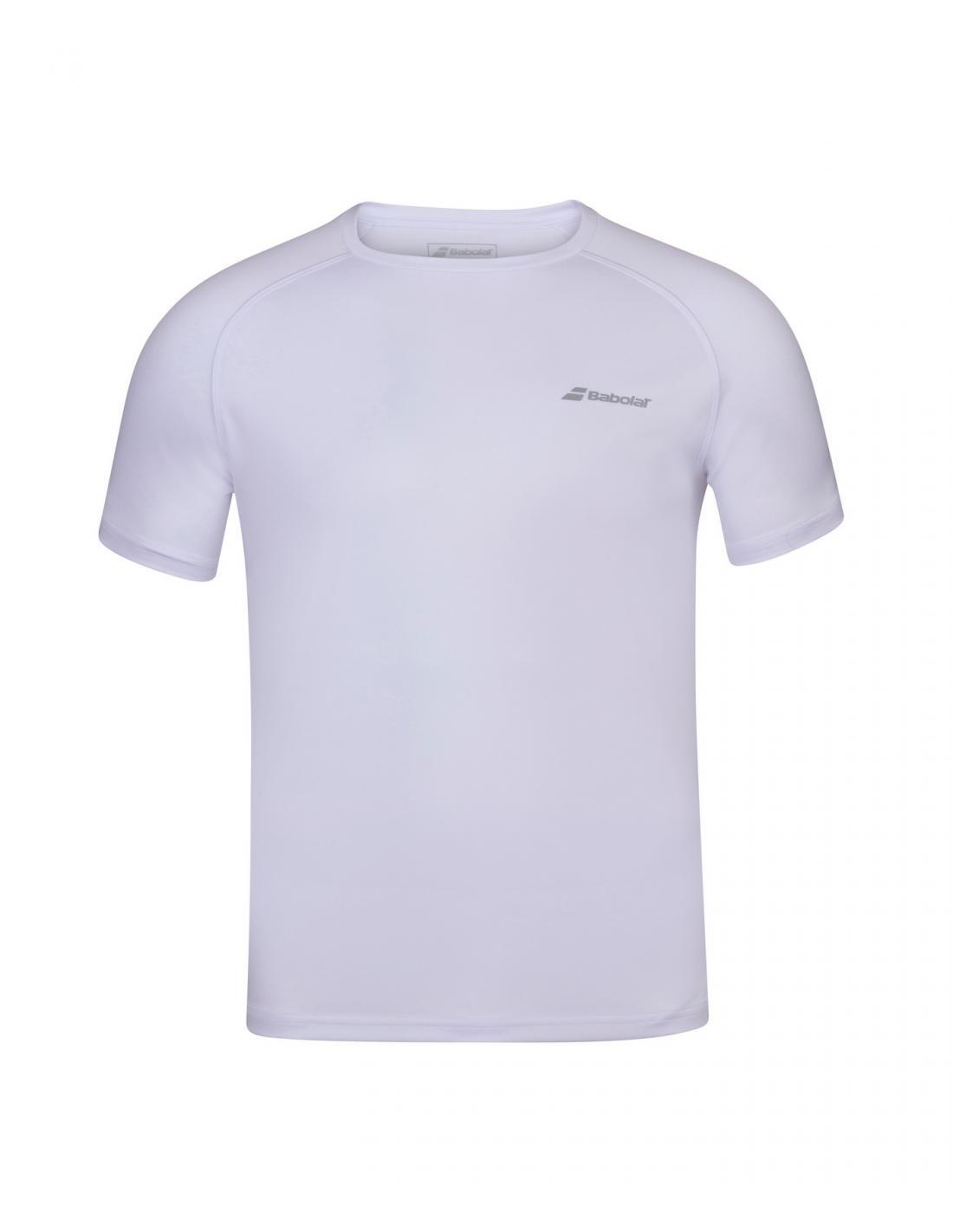 Koszulka chłopięca Babolat Play Crew Neck Tee white 140