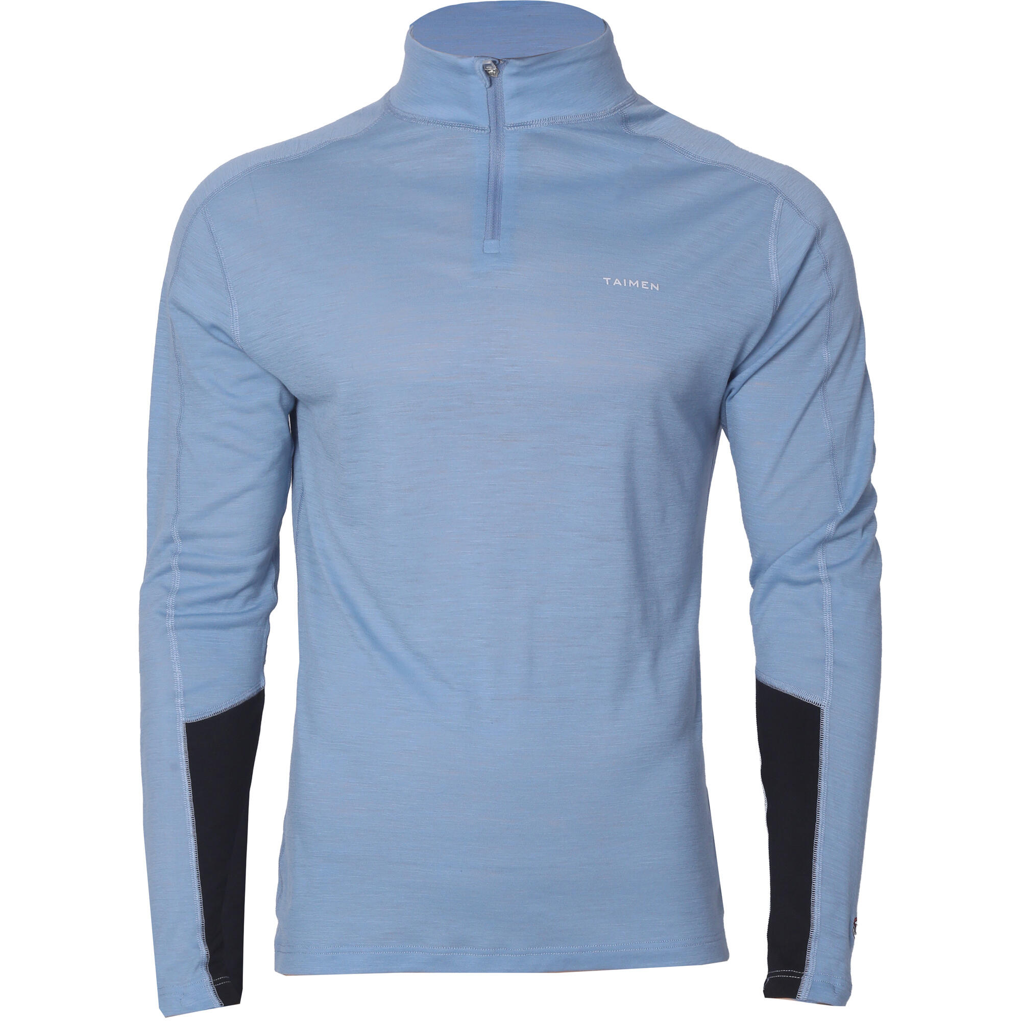 Koszulka z długim rękawem Merino Taimen - Ocean Blue