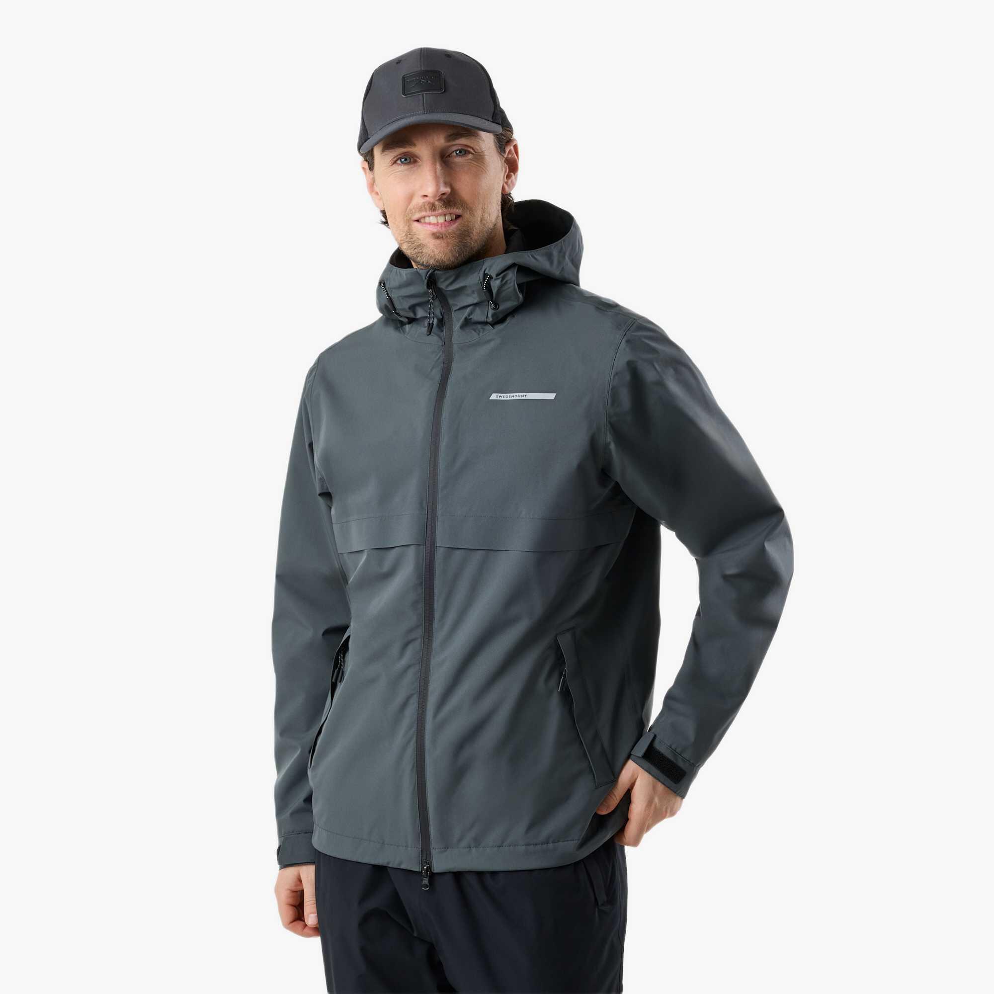 Kurtka Przeciwdeszczowa Wędrówki Mężczyzna Tjörn Wodoodporny