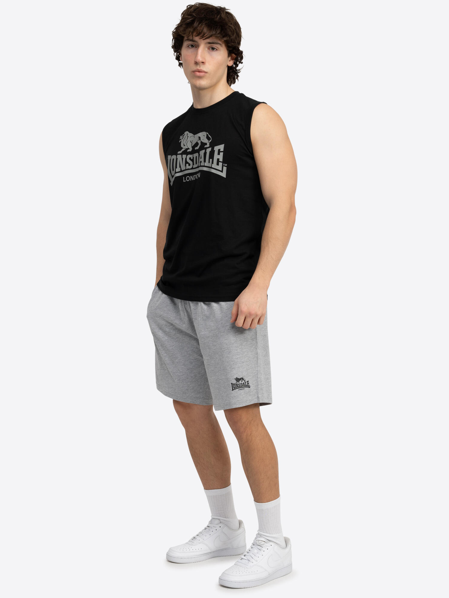 Tank top i zestaw szortów Lonsdale Claremorris