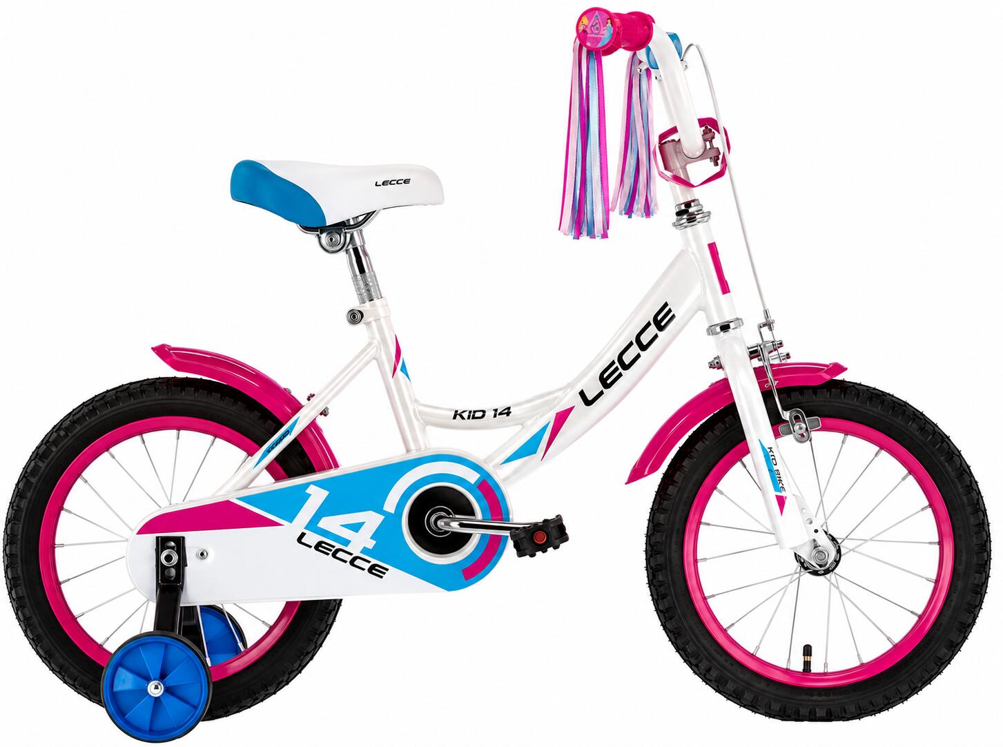 Rower dziecięcy dla dziewczynki 14 LECCE Girl white