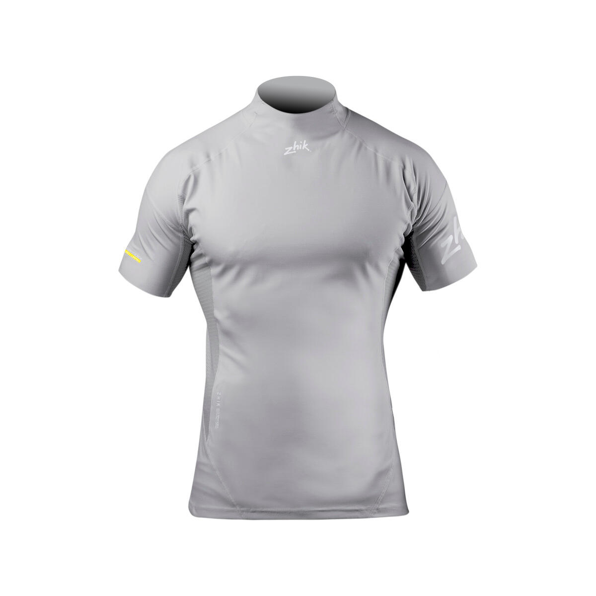 Męski top z krótkim rękawem Eco Spandex, jasnoszary