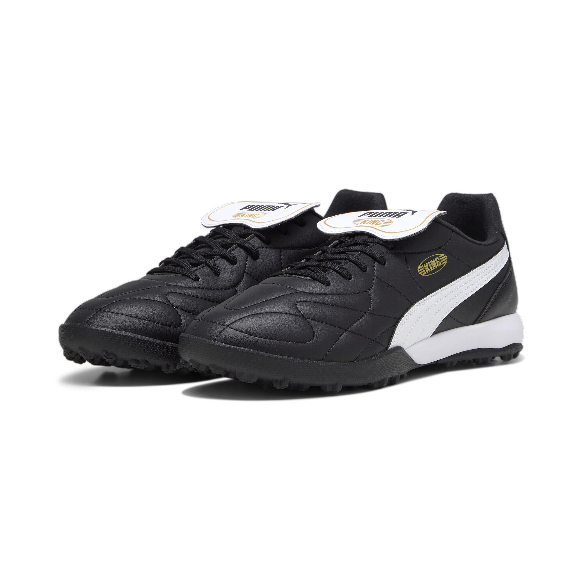 Buty piłkarskie KING TOP TT PUMA Czarno-Białe Złote
