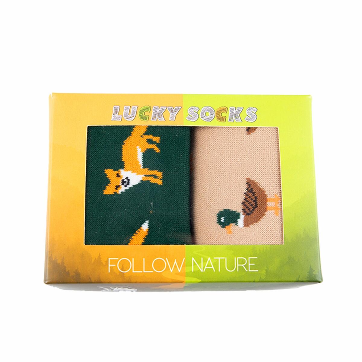 Skarpety myśliwskie unisex Tagart FN Summer 2Pack Duck i Fox we wzory