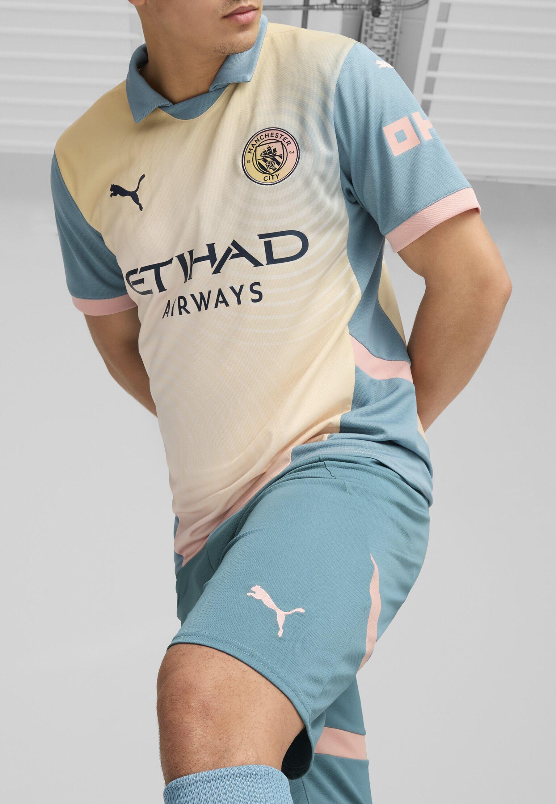 Męskie szorty Manchester City 24/25 PUMA Bold Blue Poppy Pink