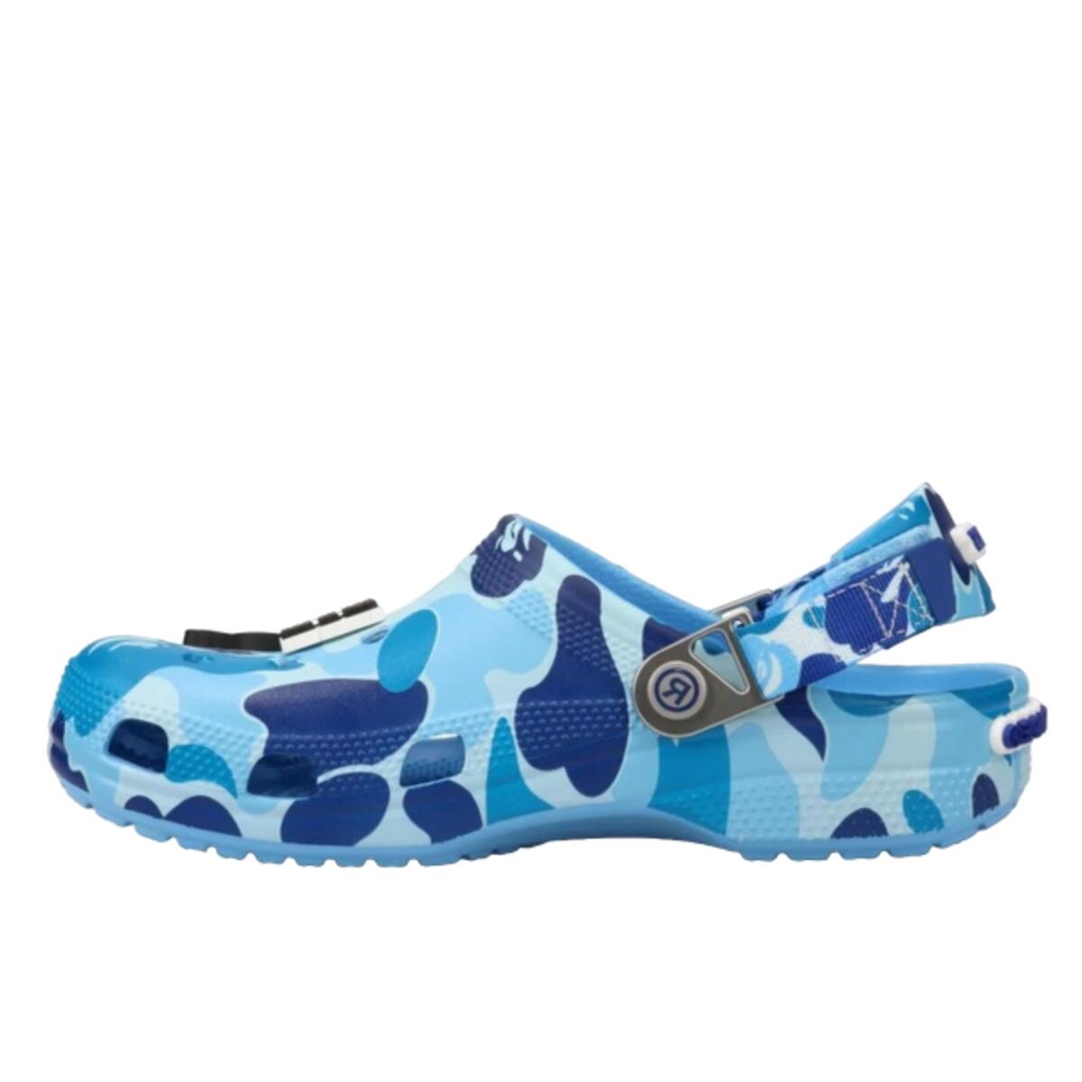 Crocs Classic Clog A Bathing Ape ABC Camo Blue