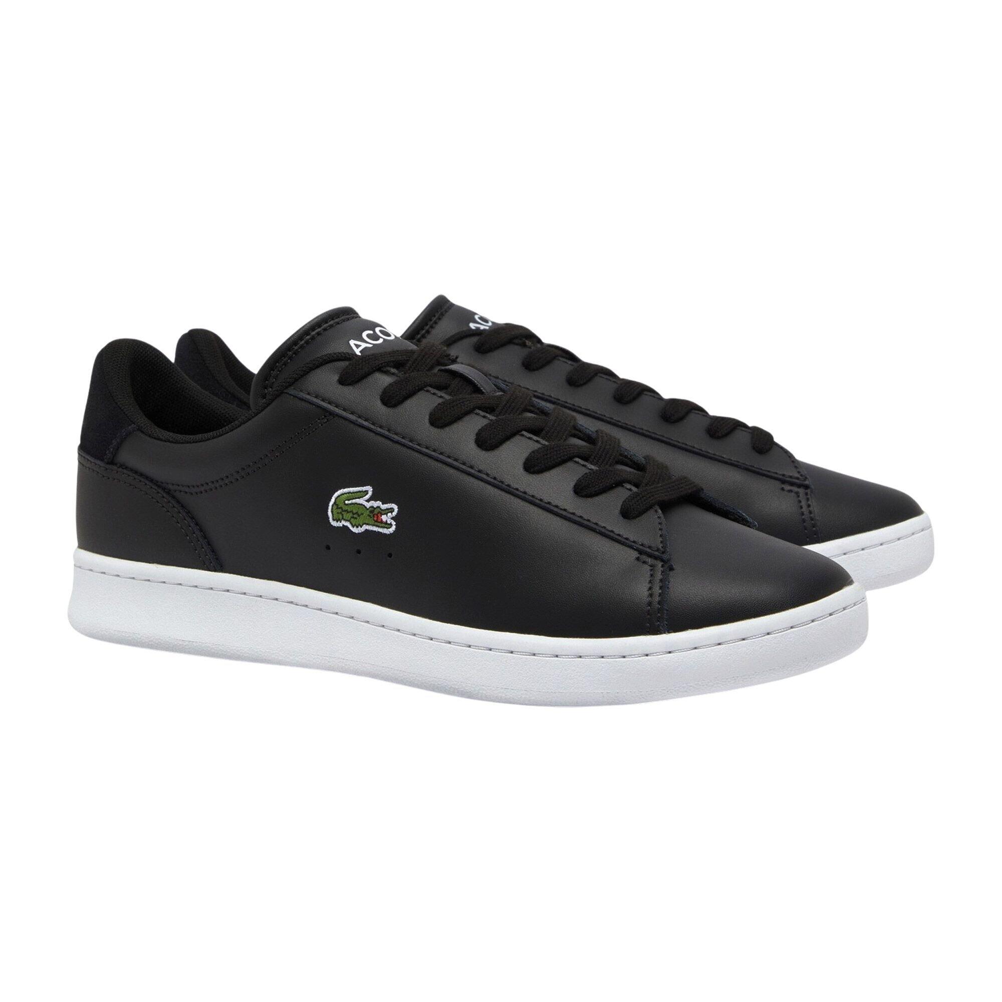 Sneakersy męskie Lacoste Carnaby Set buty sportowe tenisówki trampki czarne