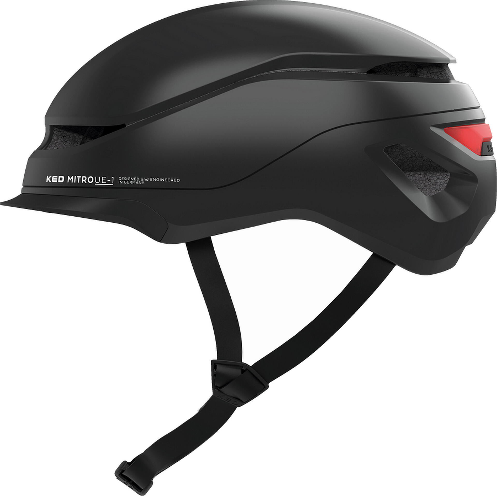 Kask rowerowy KED MITRO UE-1, matowa czerń