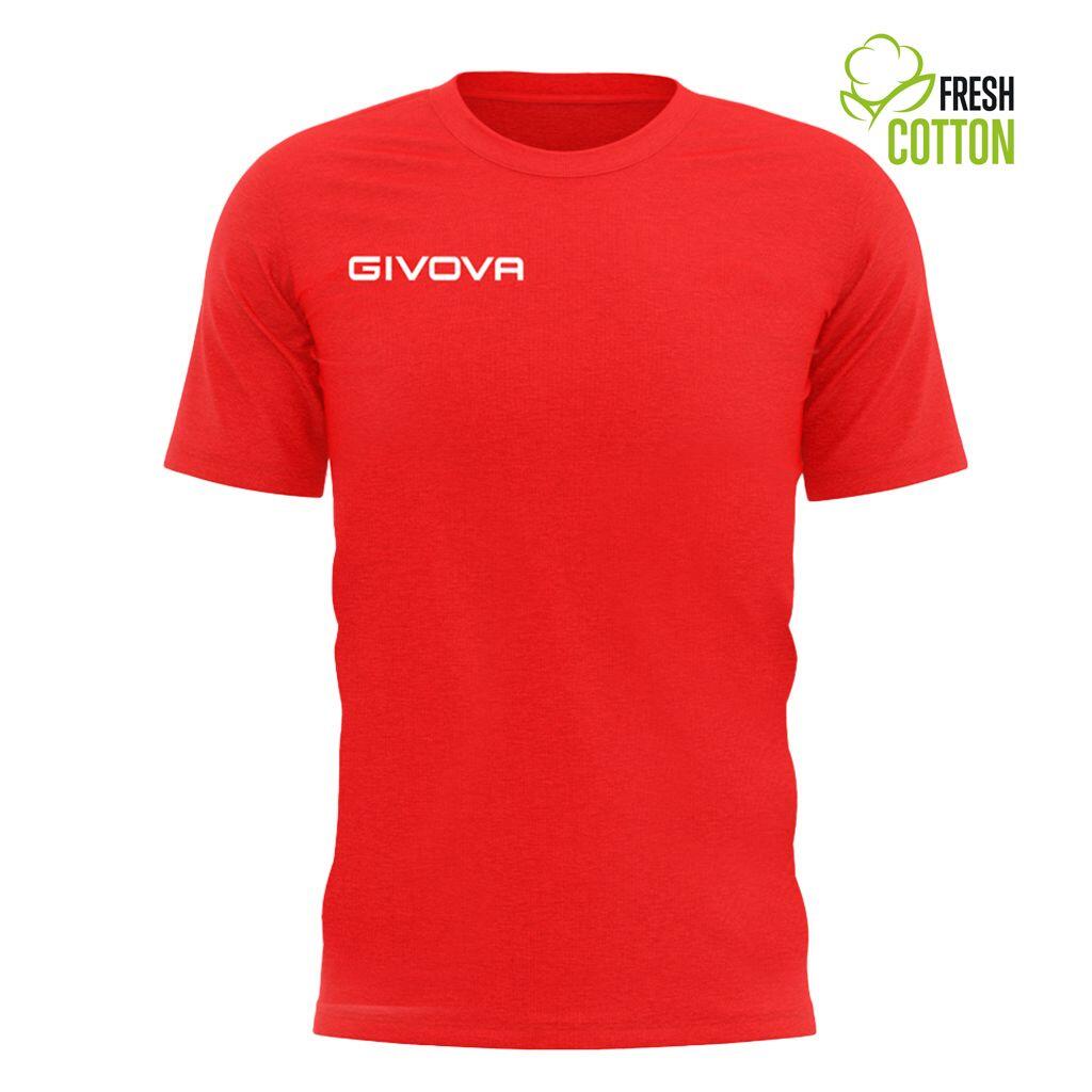 Koszulka Givova Fresh Red 2XL – 100% bawełna