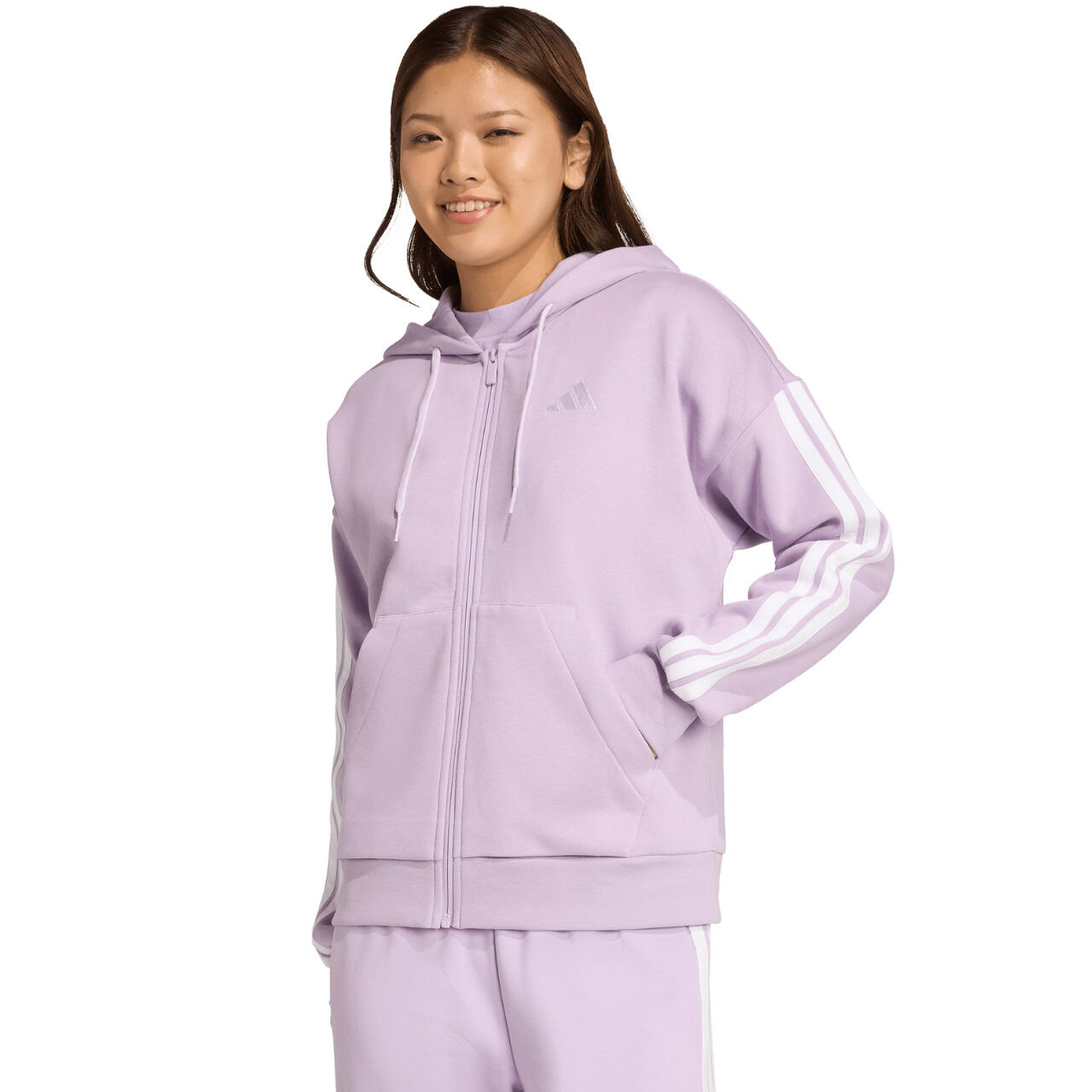 Bluza damska adidas Essentials Full-Zip Fleece Hoodie
