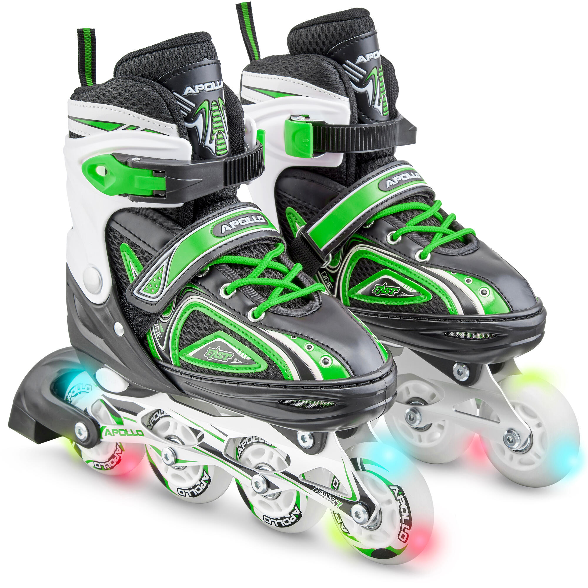 Apollo Super Blade LED ABEC7 Regulowane wrotki dziecięce