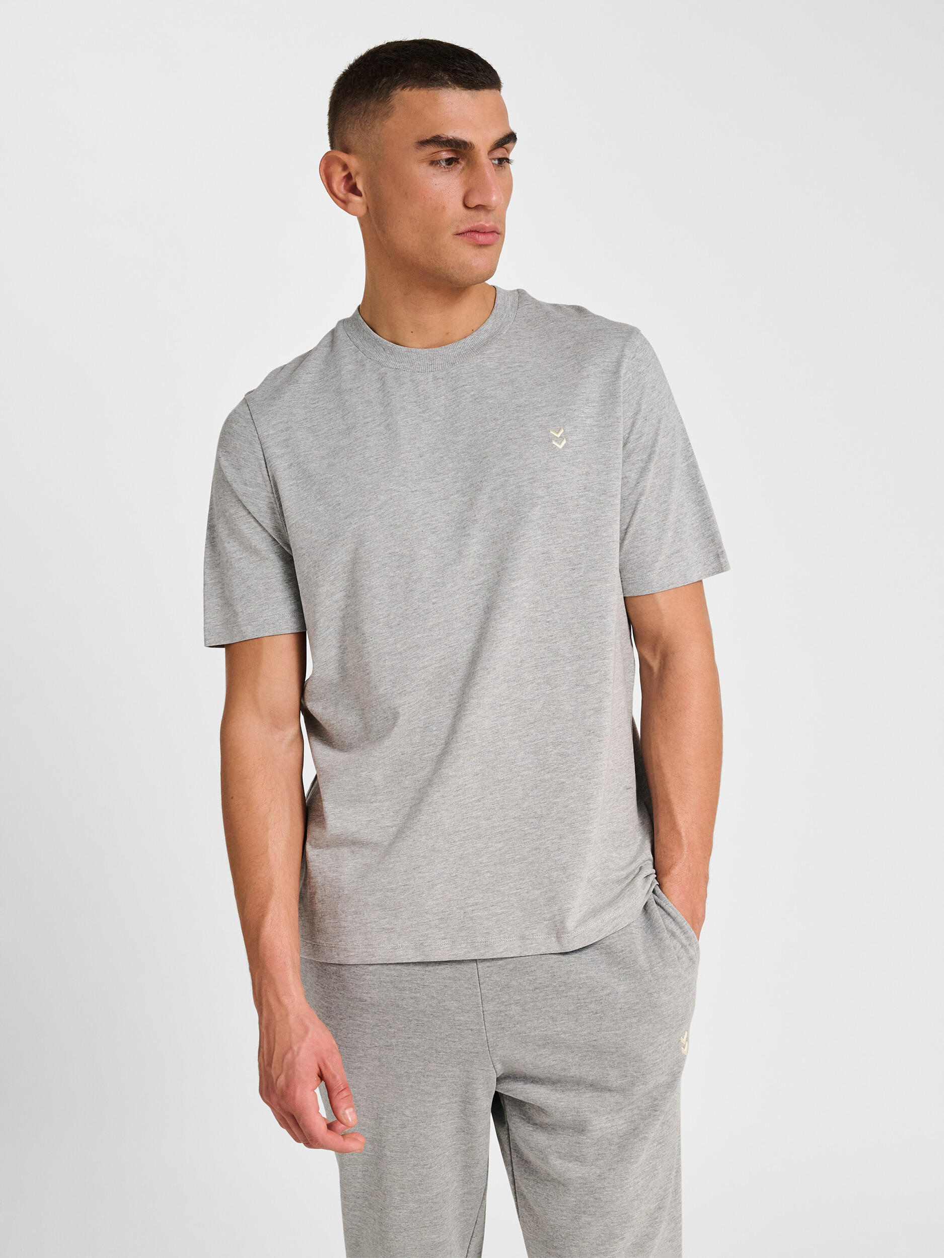 Hummel koszulka męska bawełniana logo haftowane hml Pulse T-shirt