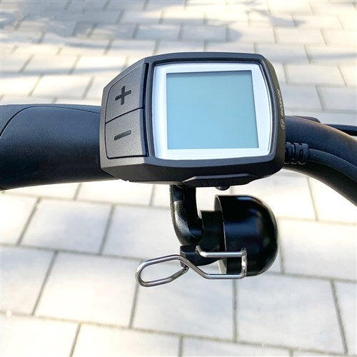 Widek dzwonek do e-bike z cienkim mocowaniem czarny