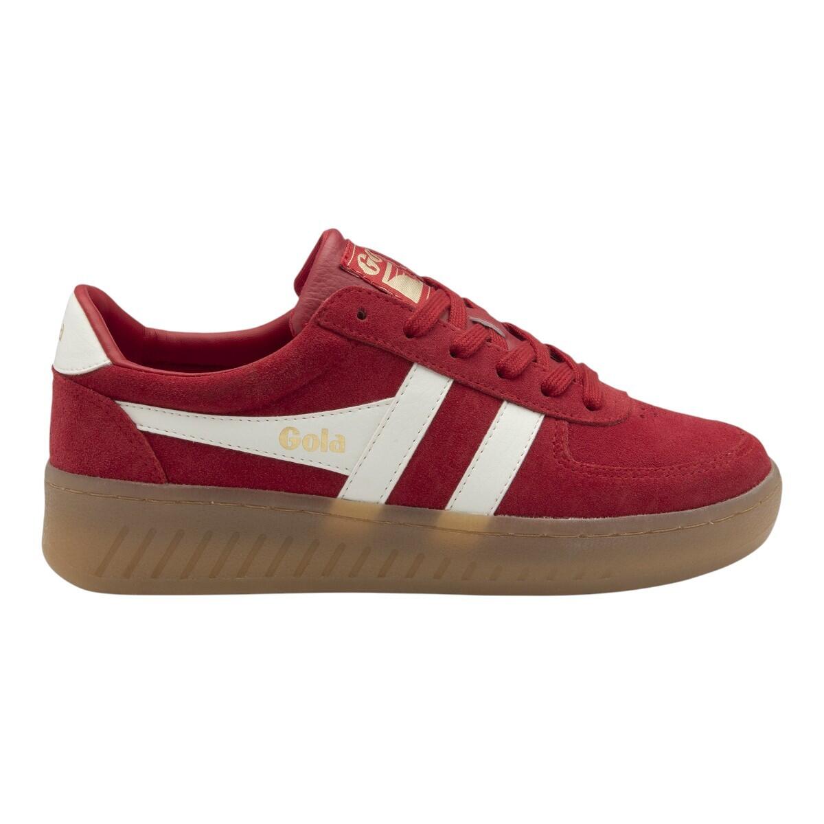 Baskets Femme Baskets Gola GRANDSLAM SUEDE Rouge Gola